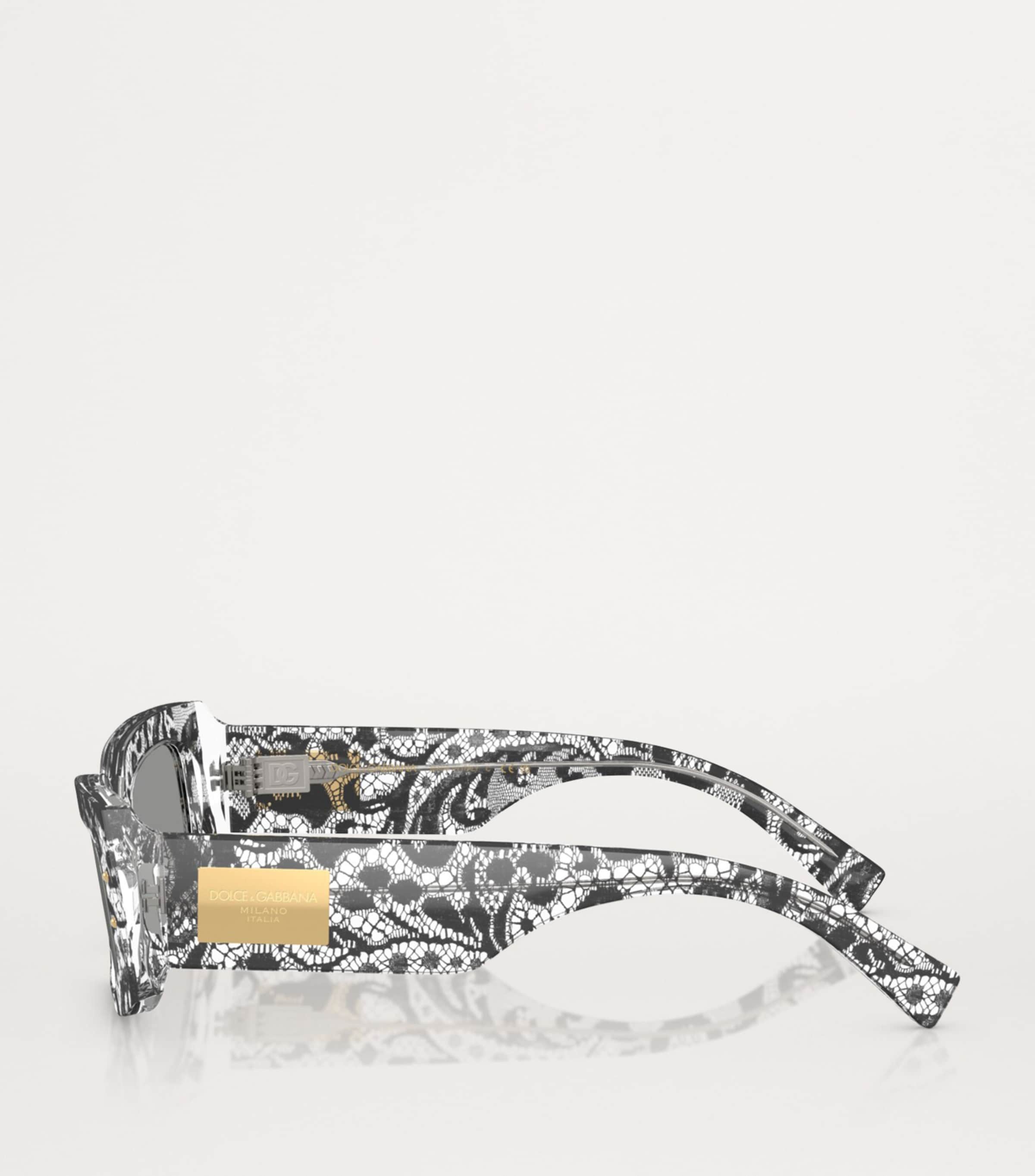 Dolce&Gabbana Acetate Rectangular Sunglasses Image 3