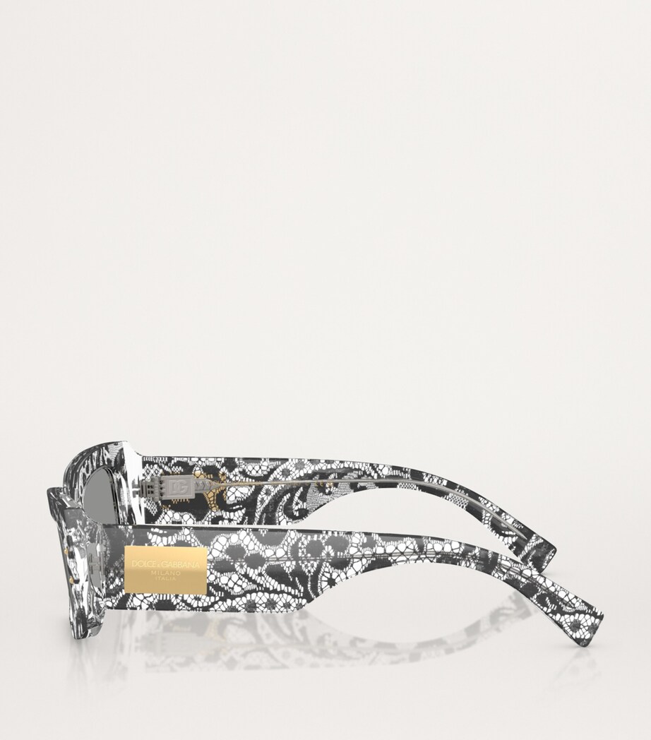 Dolce&Gabbana Acetate Rectangular Sunglasses Image 3