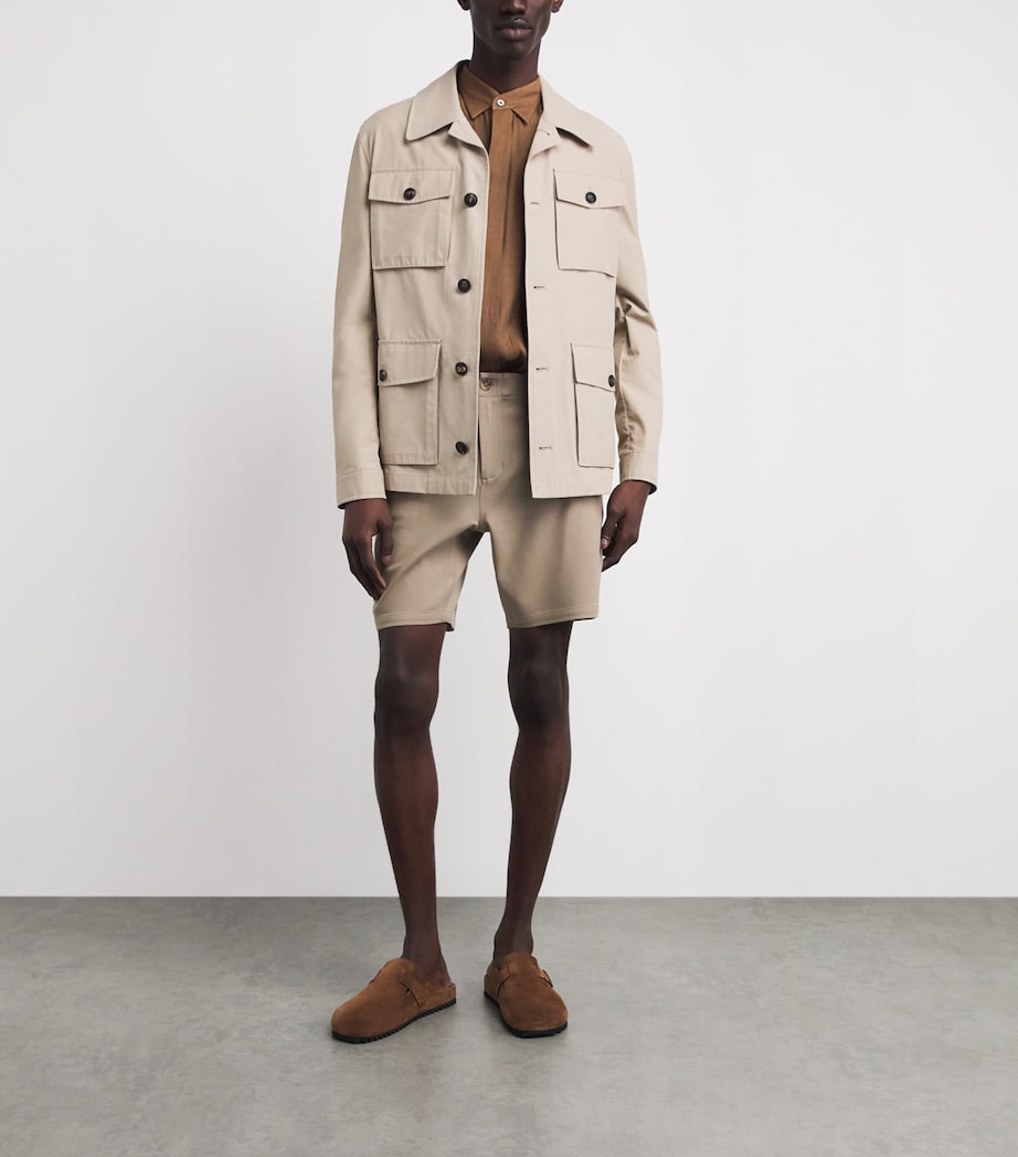 PAIGE Mens Rickson Shorts Warm Birch Image 2