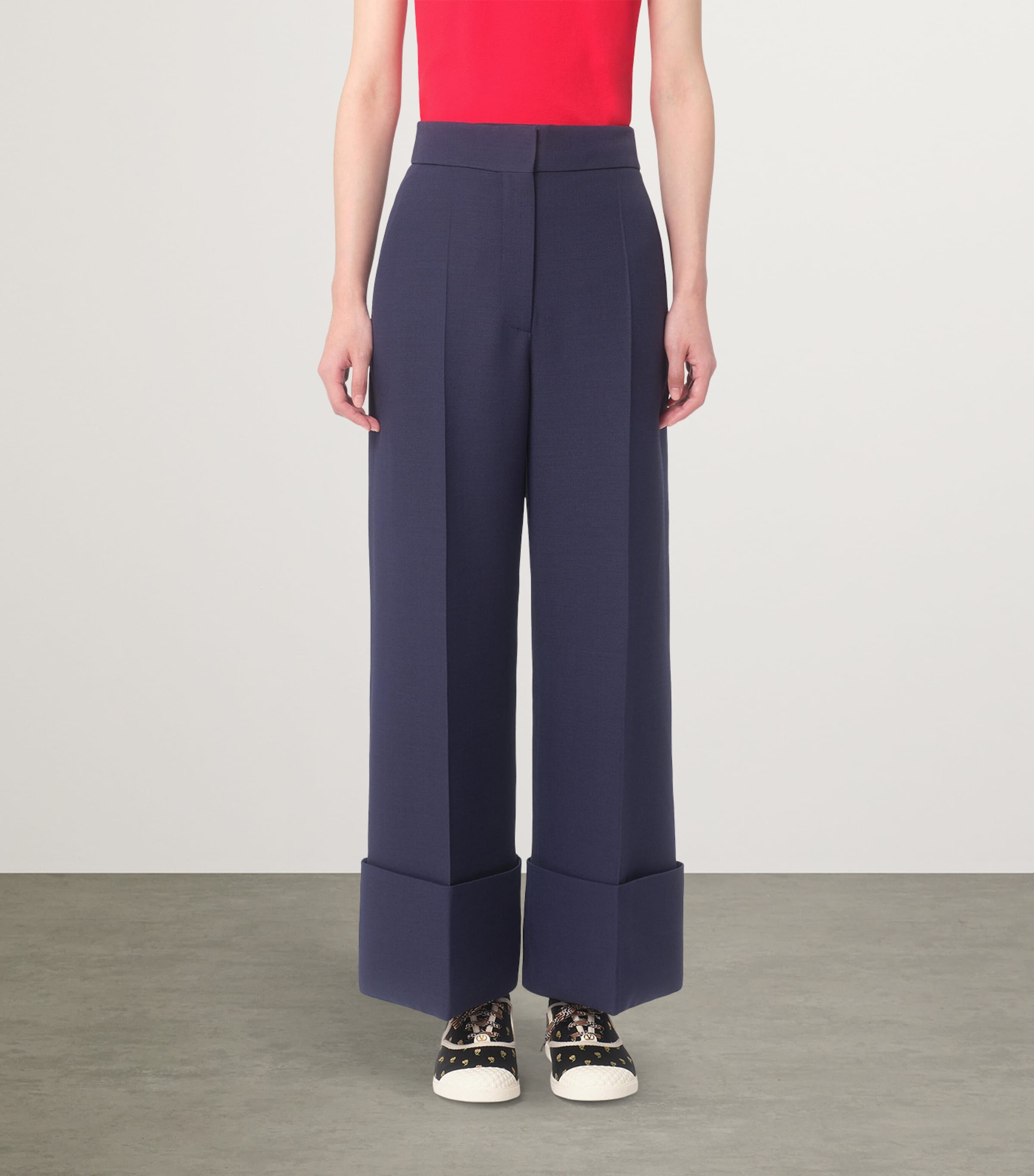 パンツ VALENTINO SILK WIDE-LEG TROUSERS Valentino Silk Wide-Leg Trousers | Harrods US