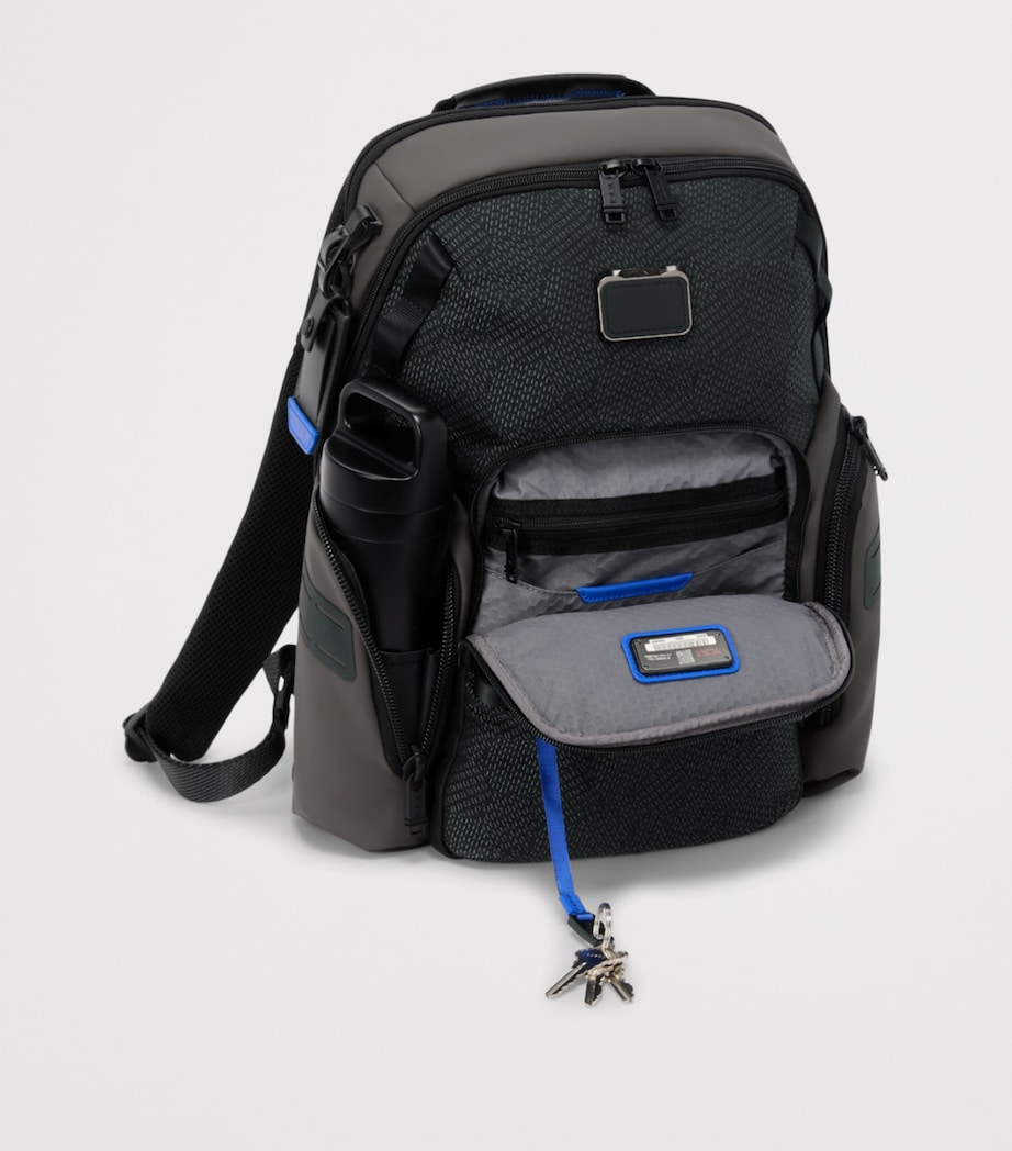 Tumi Alpha Bravo Navigation Backpack Black Geomatric Image 6