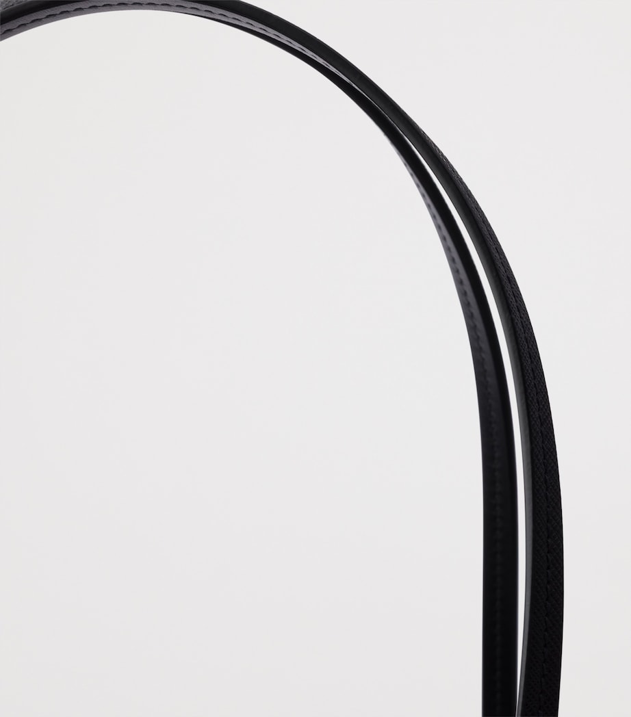 Large Re-Nylon and Leather Tote Bag F0002 Image 5