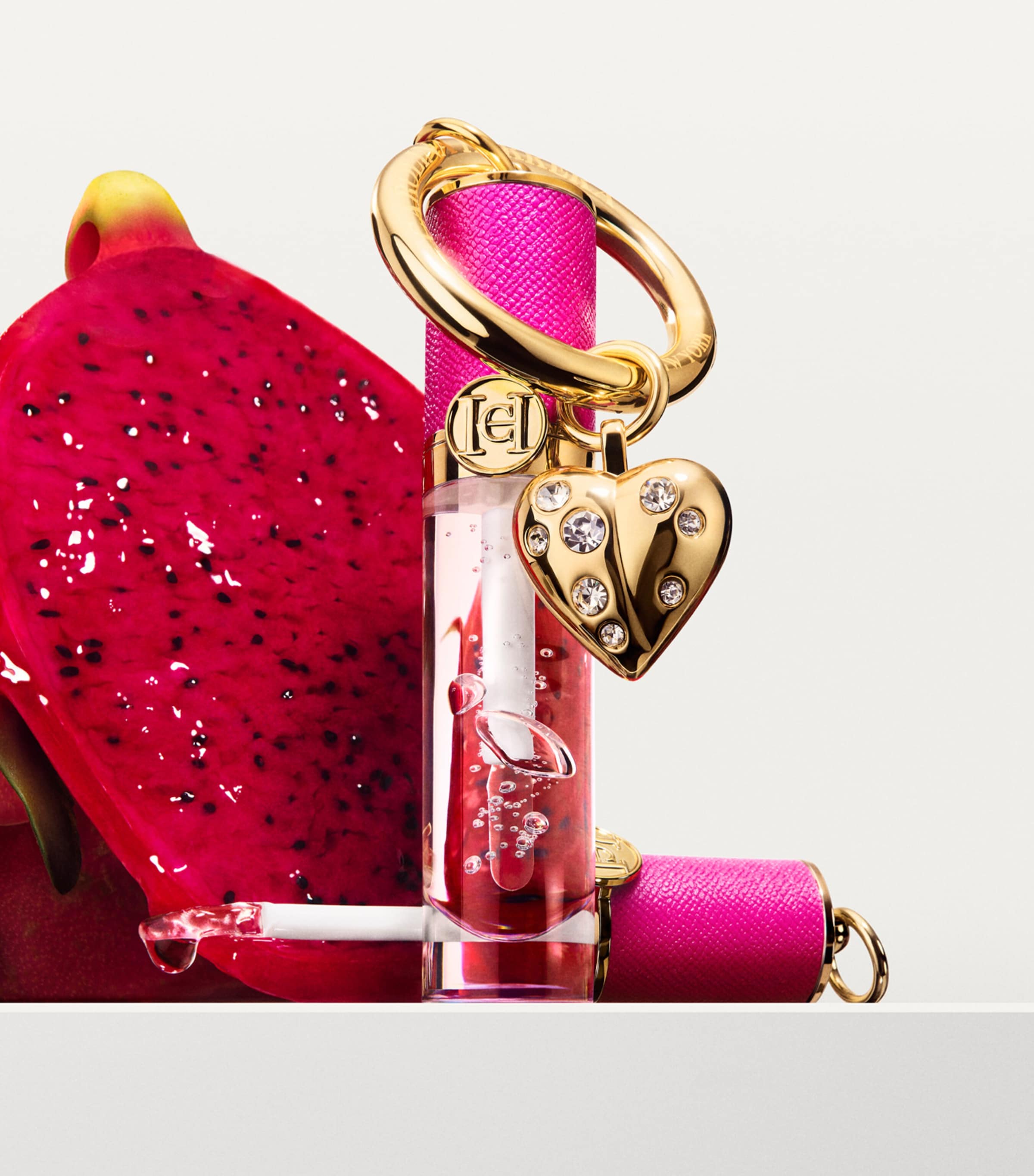 Carolina Herrera Crystal-Embellished Heart Charm Image 3