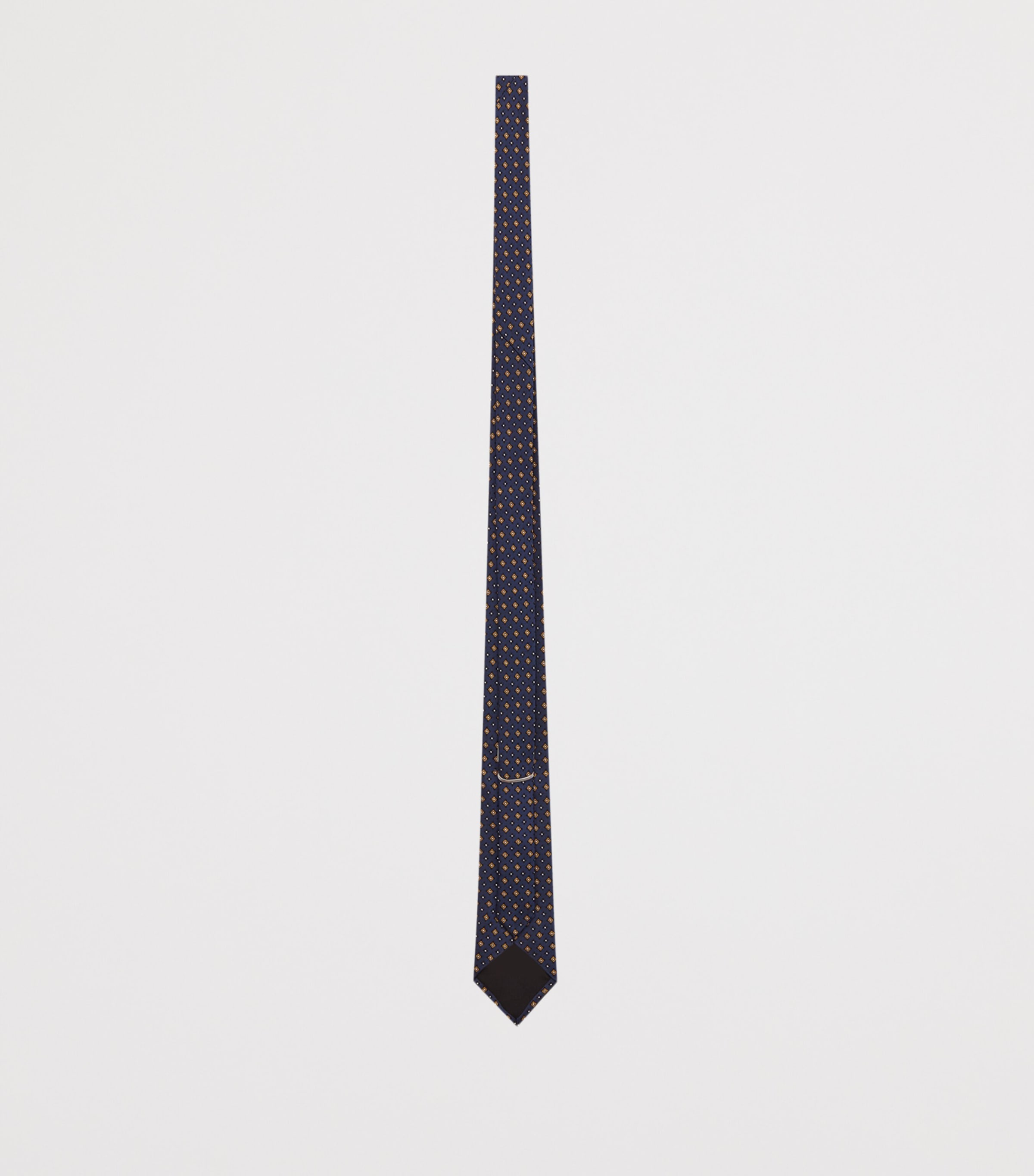 Saint Laurent Silk Geometric-Pattern Tie Image 3