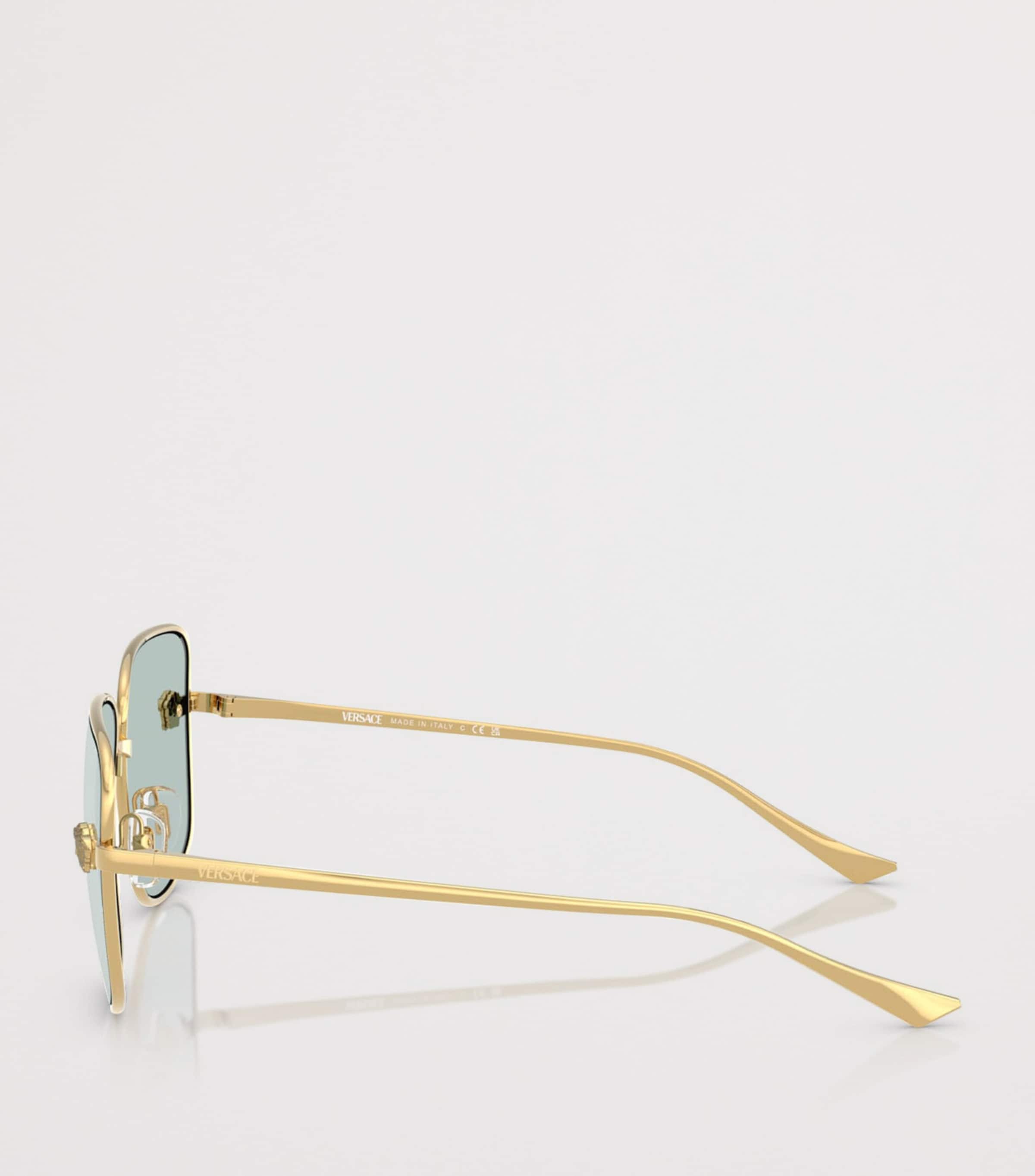 Versace Metal VE2282 Square Sunglasses Gold Image 3