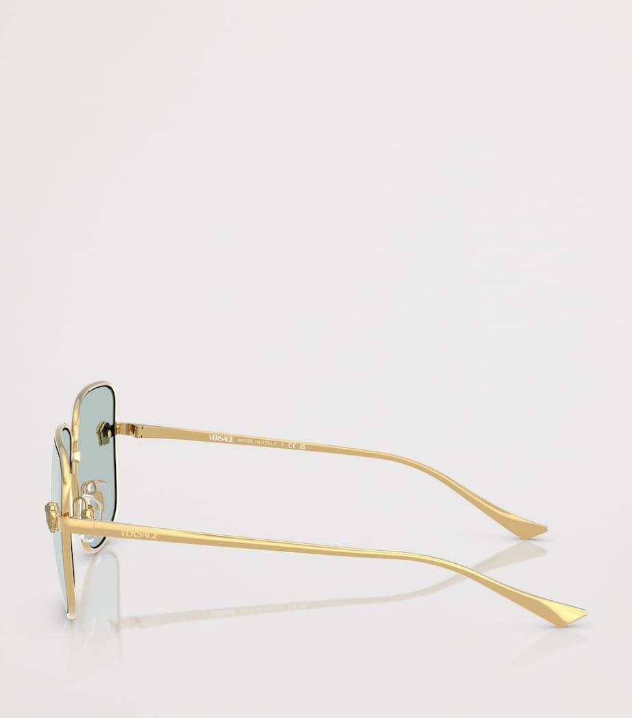 Versace Metal VE2282 Square Sunglasses Gold Image 3