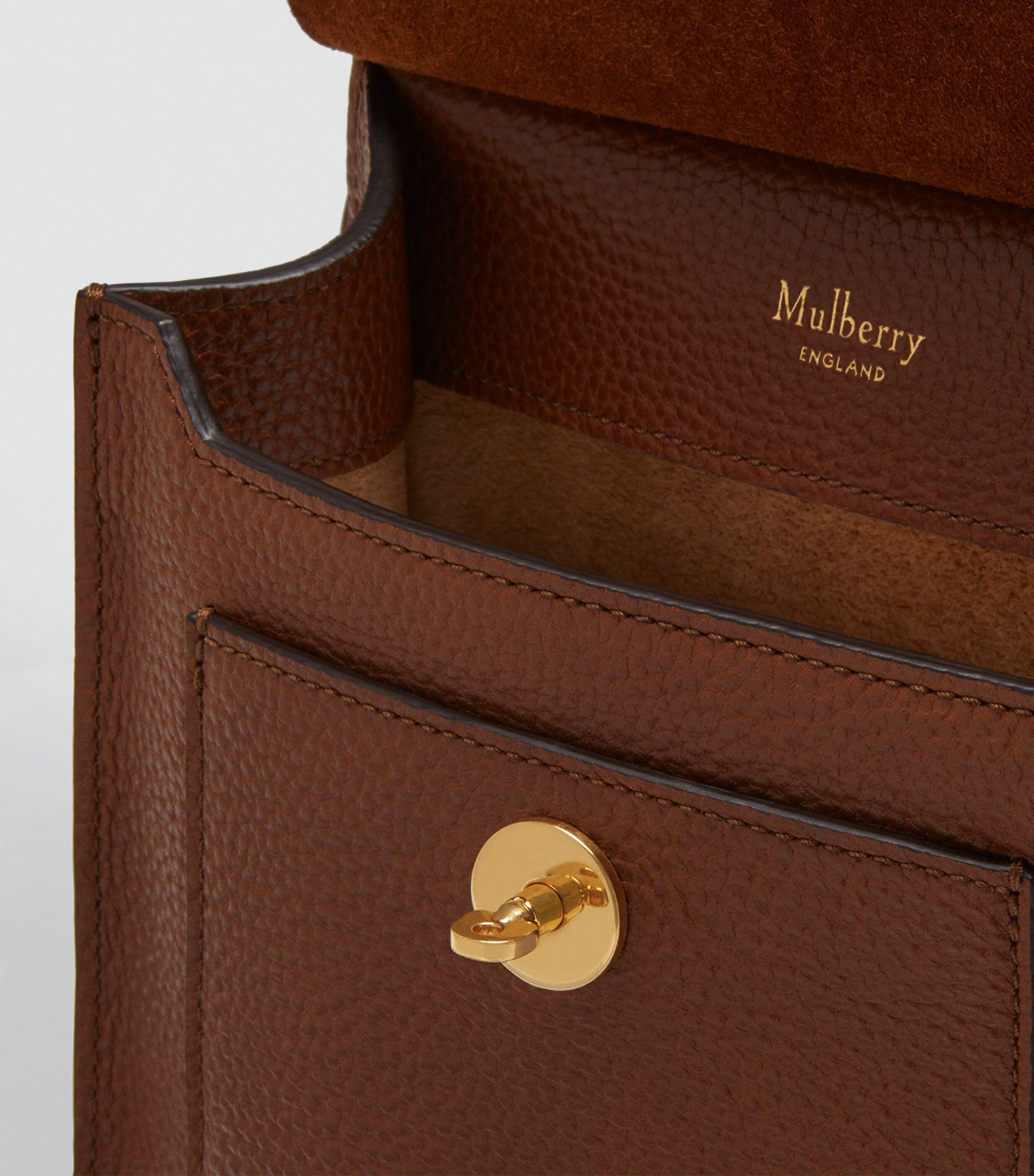 Mulberry Small Leather Antony Cross-Body Bag | Harrods US