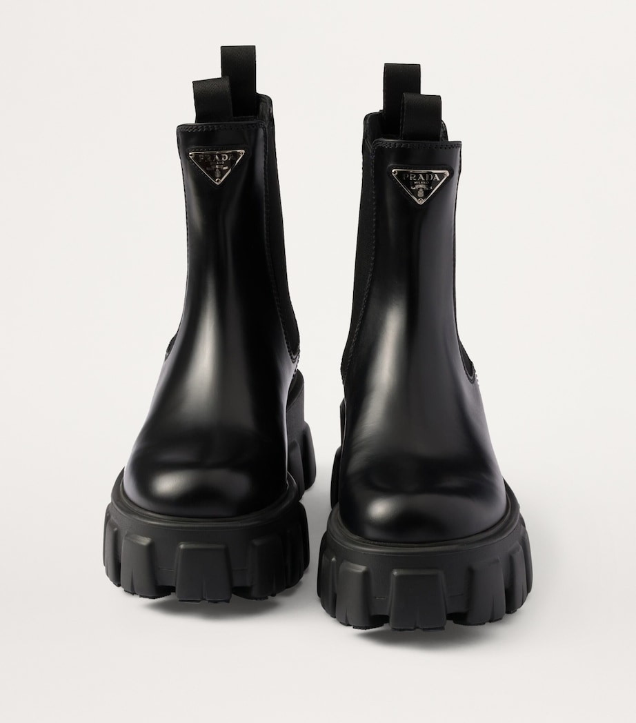 Leather Monolith Ankle Boots 55 F0002 Image 5