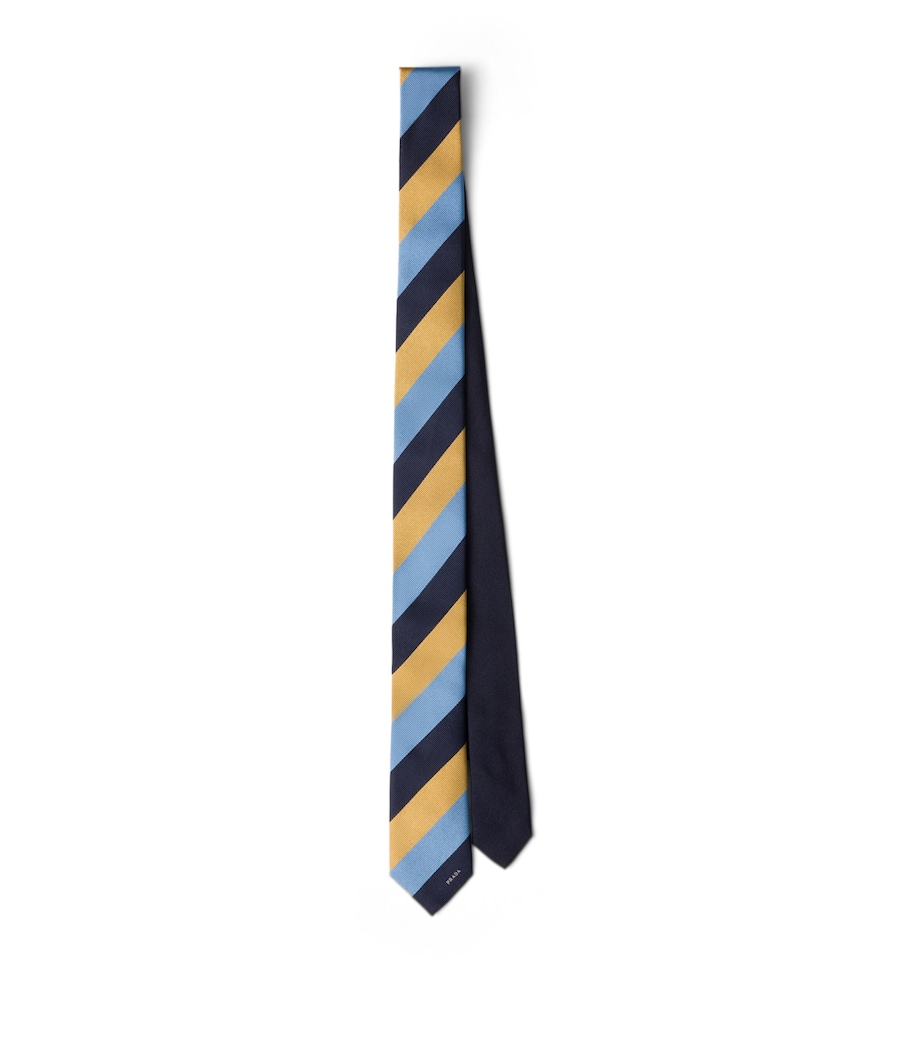 Silk Striped Tie F0XJI Image 1