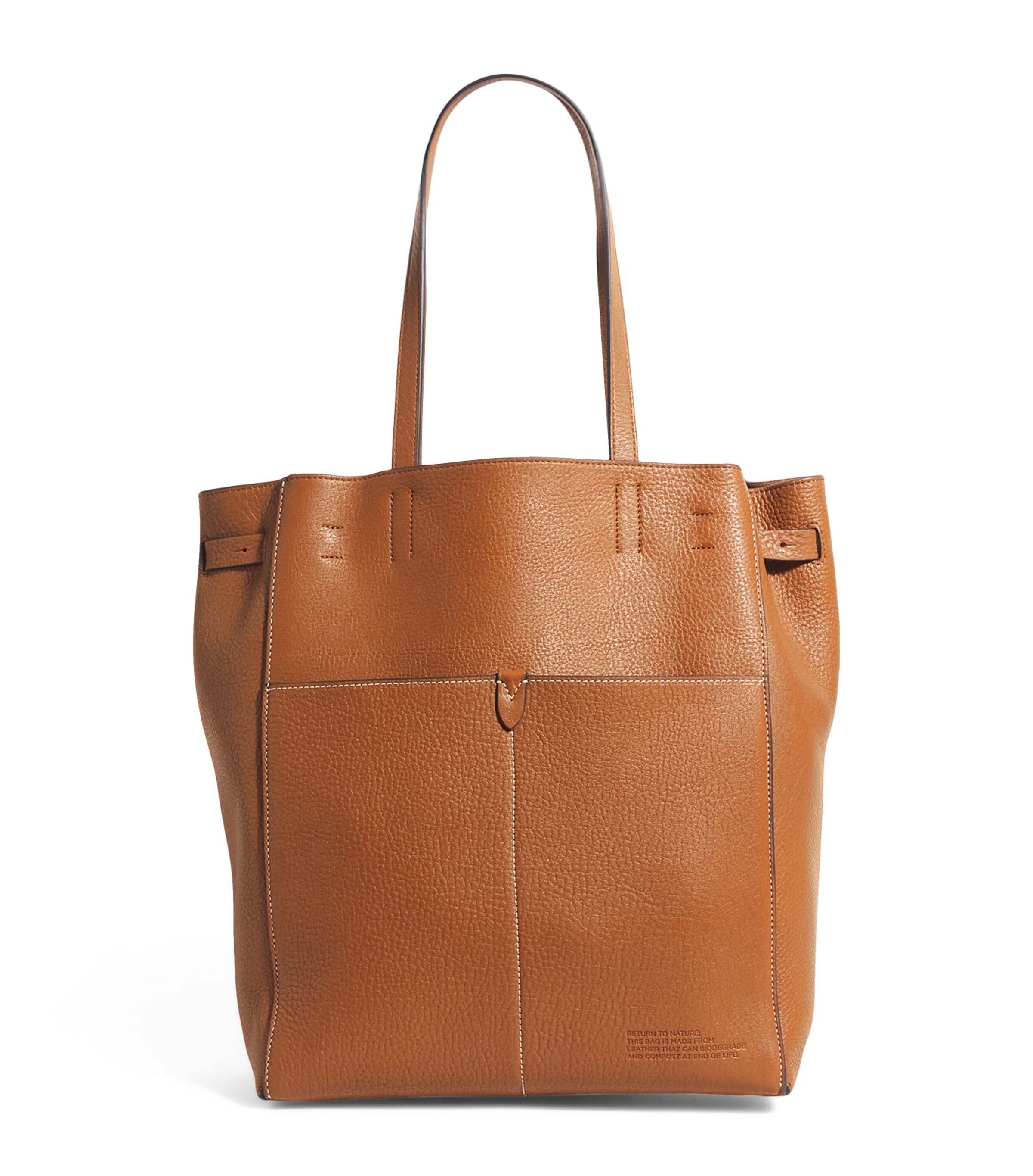 関税なし☆ANYA HINDMARCH Leather Return To Nature Tote Bag Return to Nature Small Tote | Anya Hindmarch US