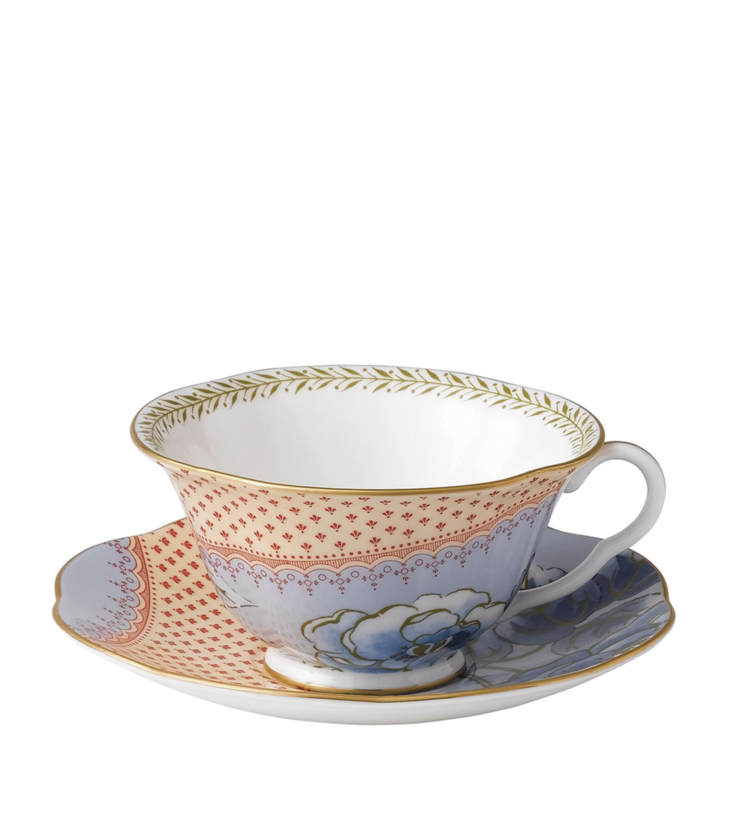 Wedgwood Butterfly Bloom Teacup And Saucer | Dining | Tableware | Tea Cups & Saucers | Designers | Wedgwood