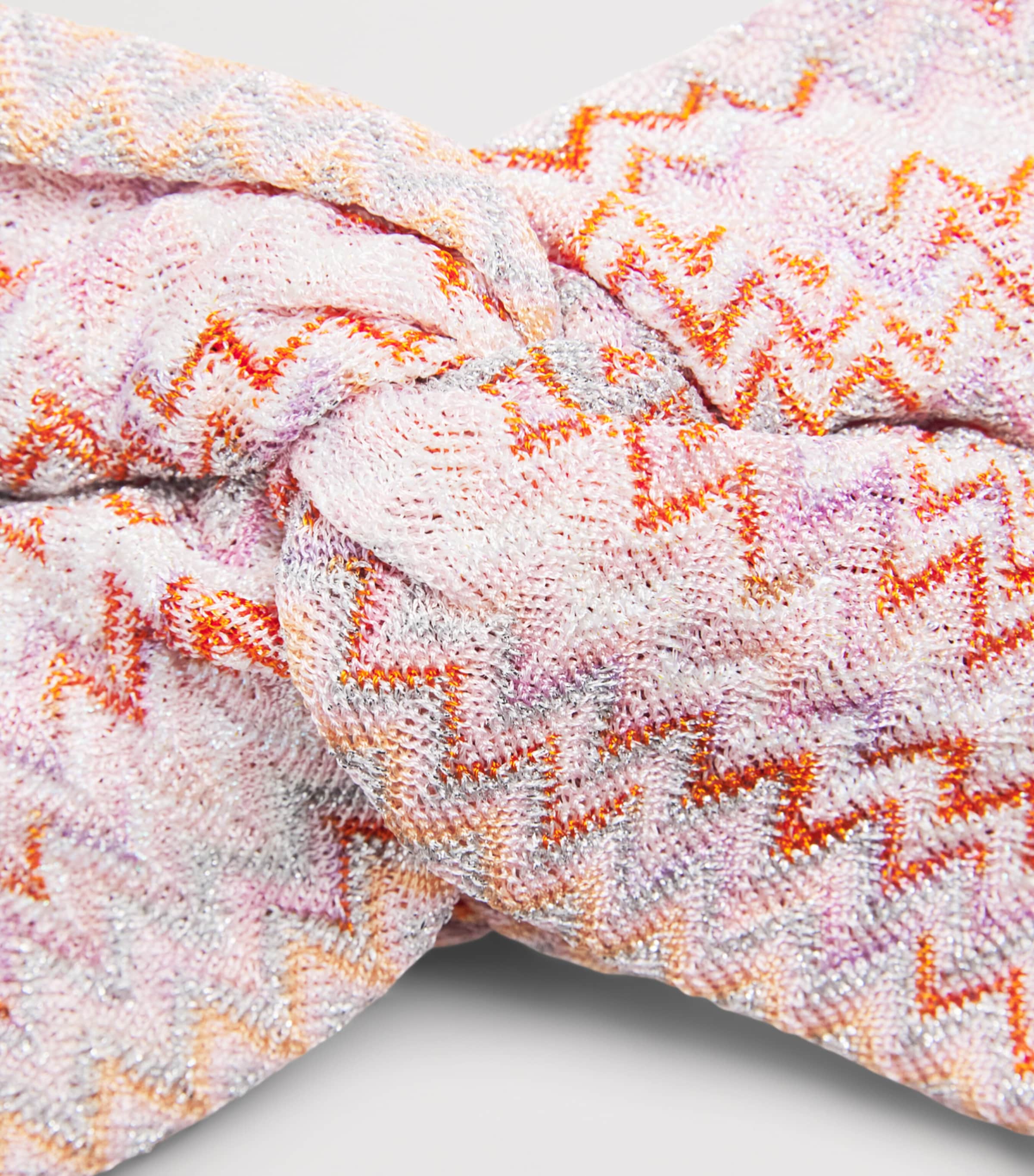 Missoni Knot-Front Zigzag Headband Image 3