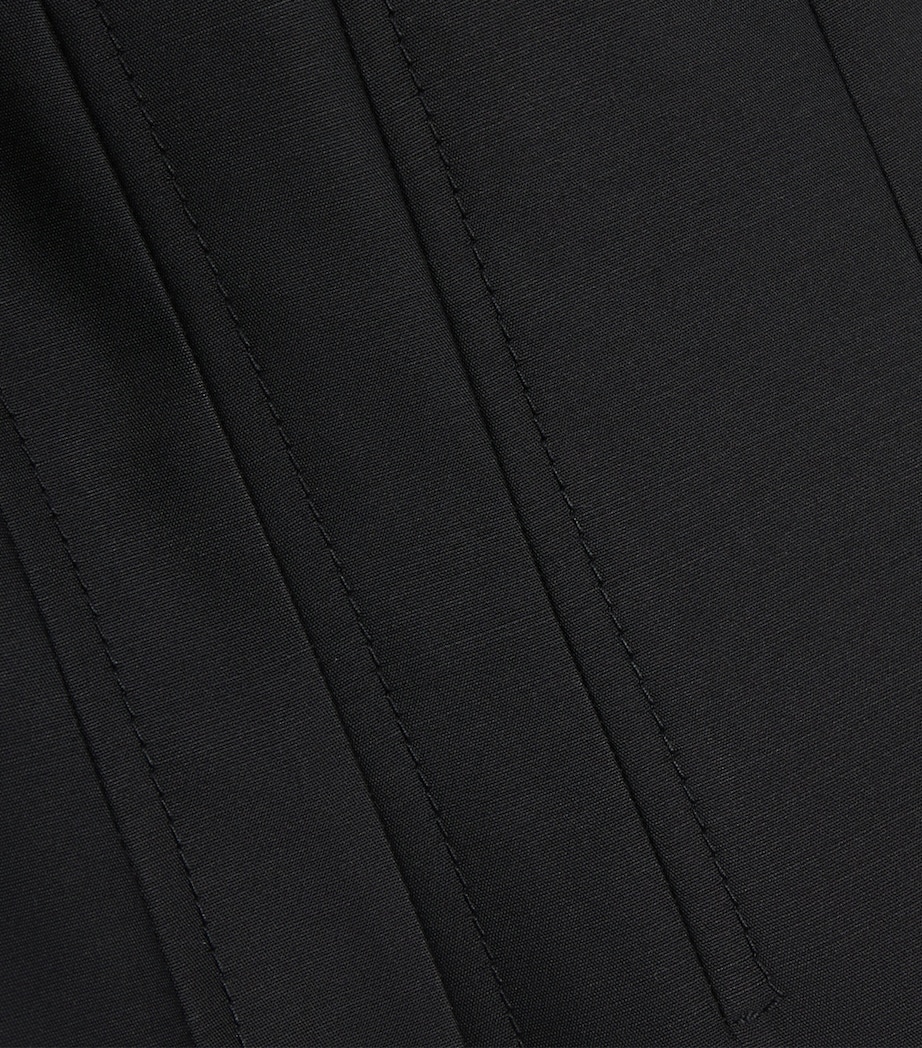 Silk-Wool Corset Trousers 999BLACK Image 4