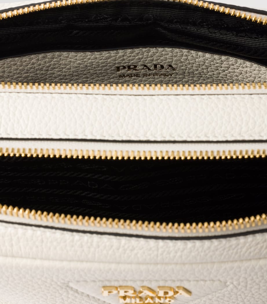 Small Leather Cross-Body Bag F02EU Image 4