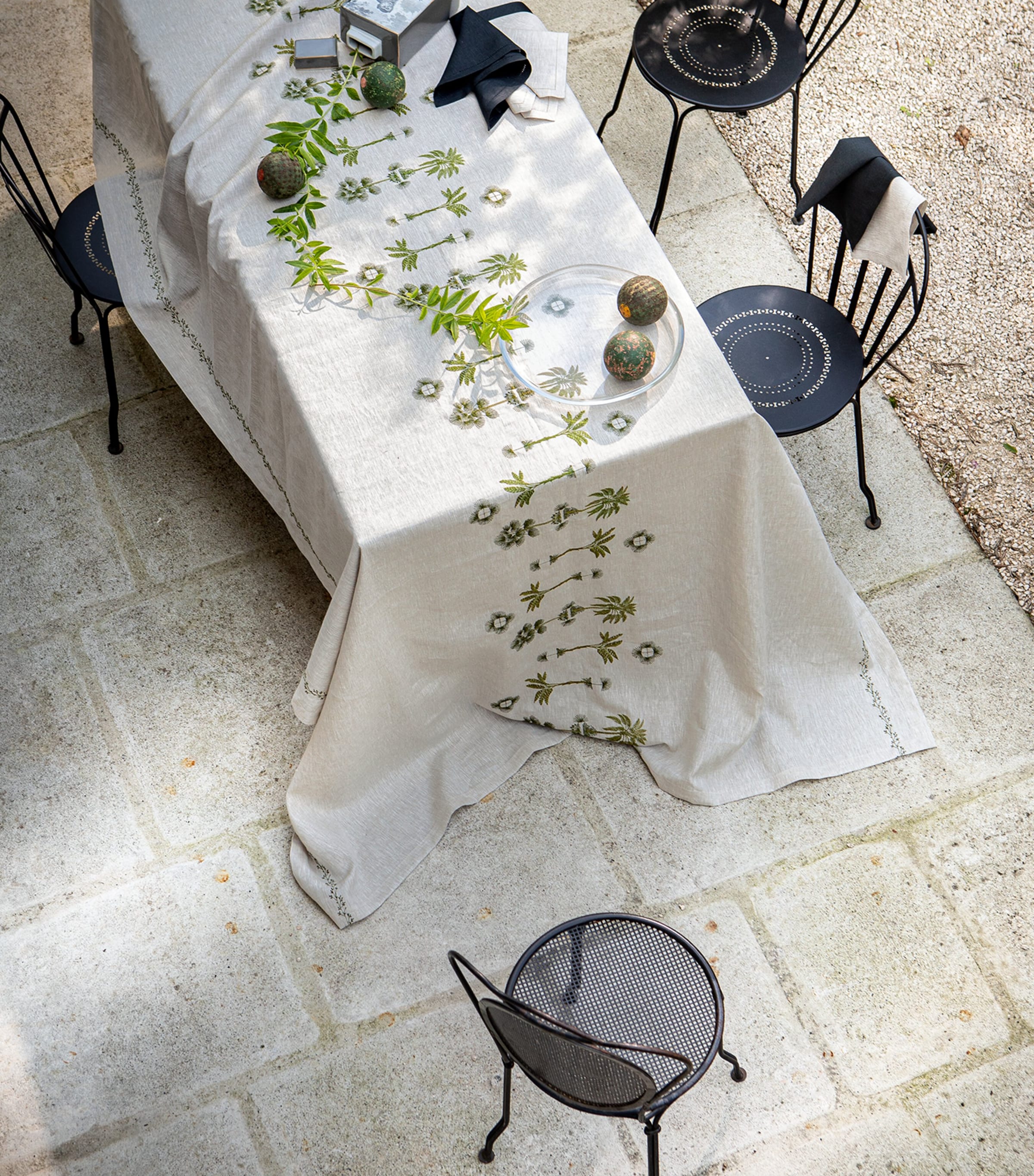 Barbade Tablecloth (170cm x 250cm) NATURAL Image 4