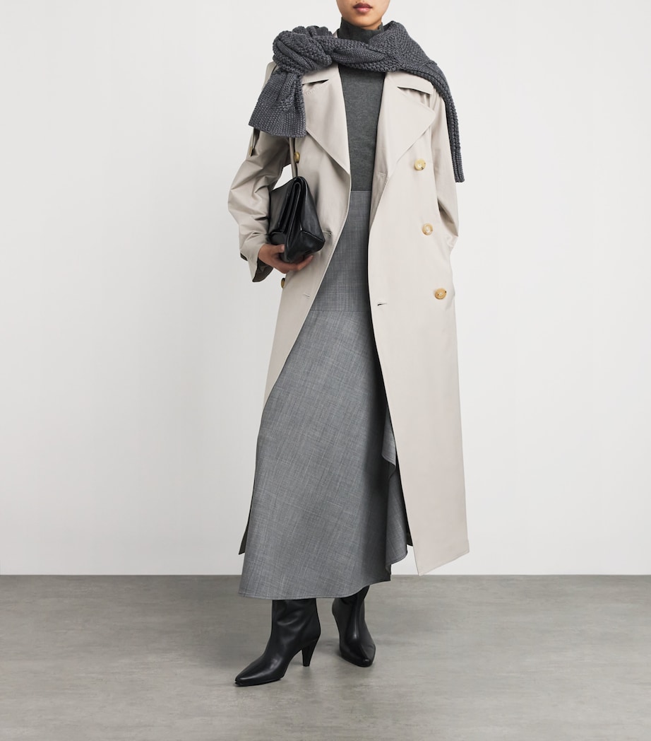 Wool Short-Sleeve Sweater MEDIUM GREY Image 2