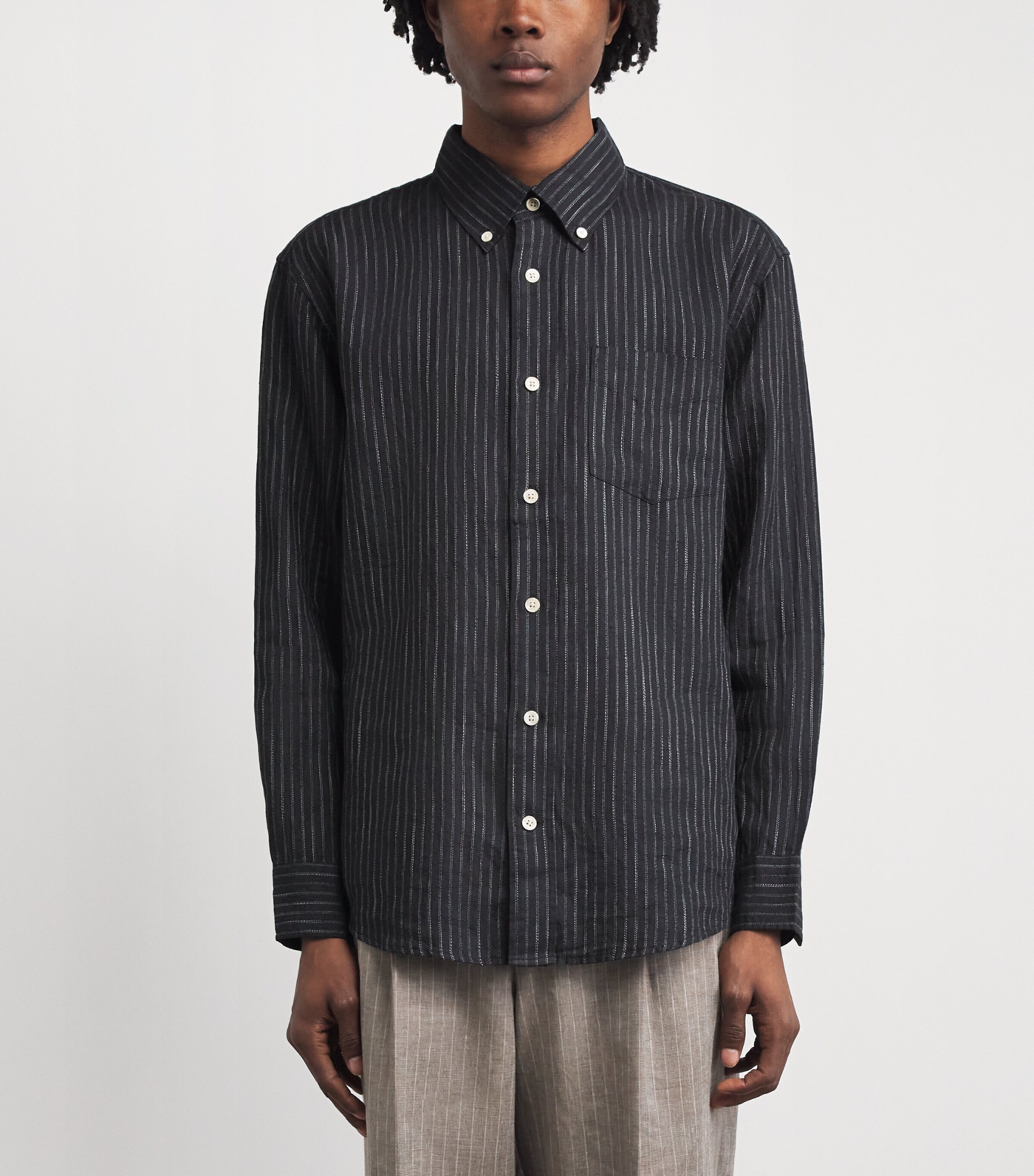 Sunflower Mens Stripe Shirt Long Sleeve Shirt Image 4
