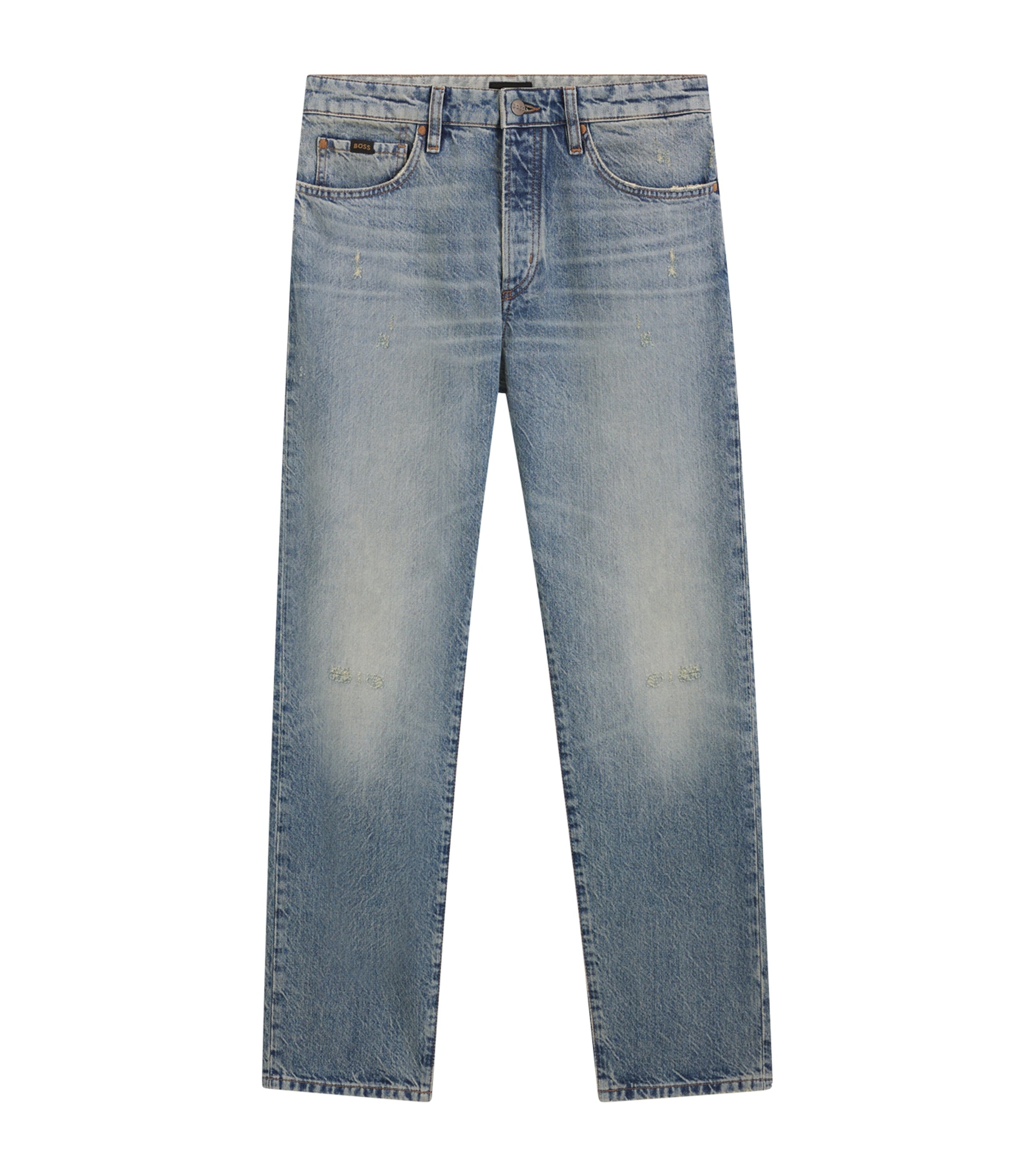 Stonewashed Straight Jeans 446 Image 1
