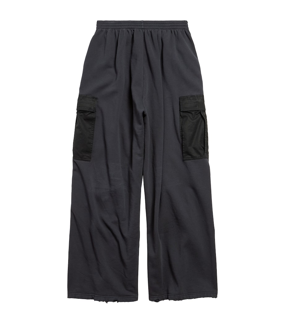 Cotton Distressed Sweatpants 1000 Image 3