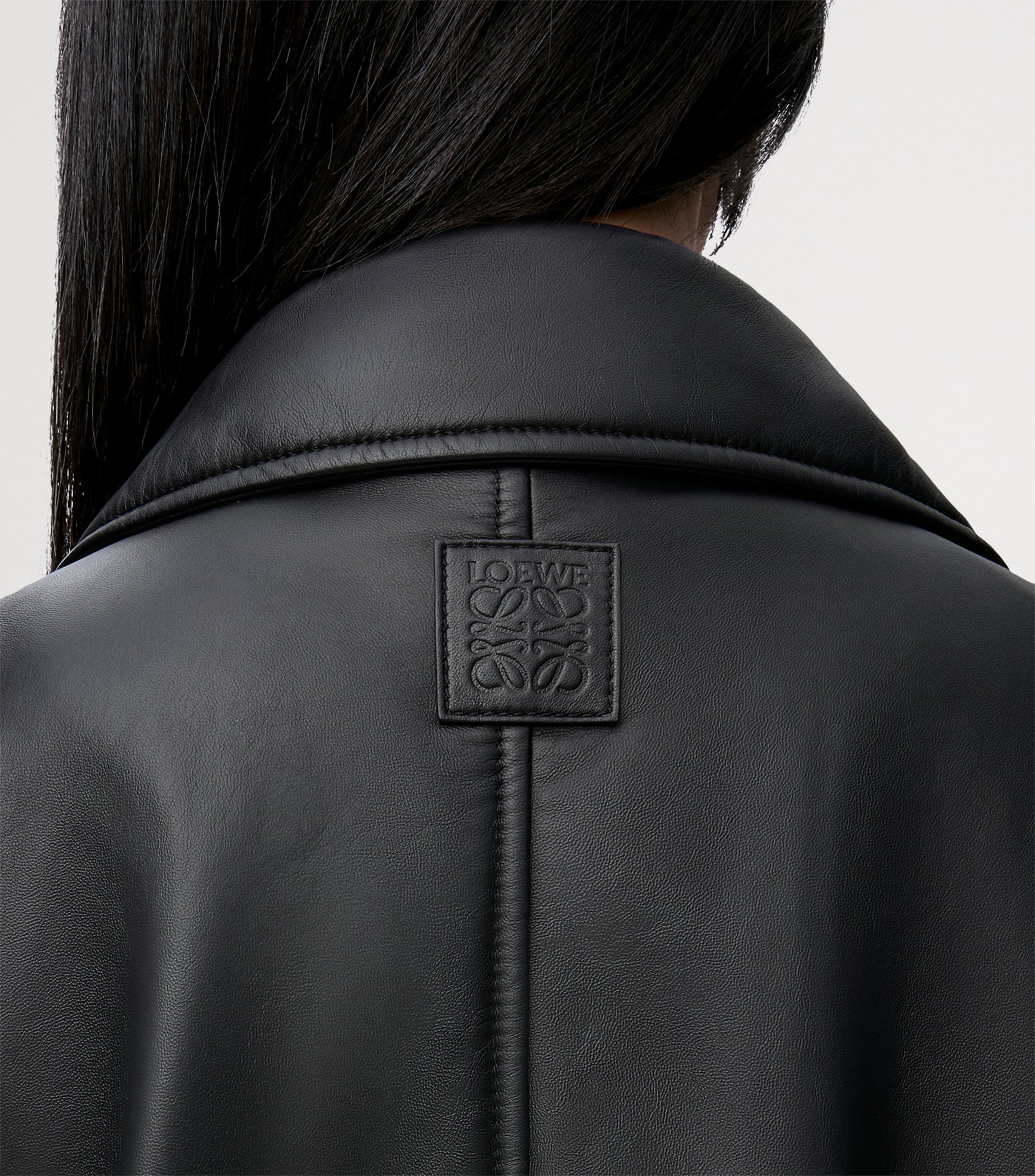 Nappa Lambskin Biker Jacket BLACK Image 5