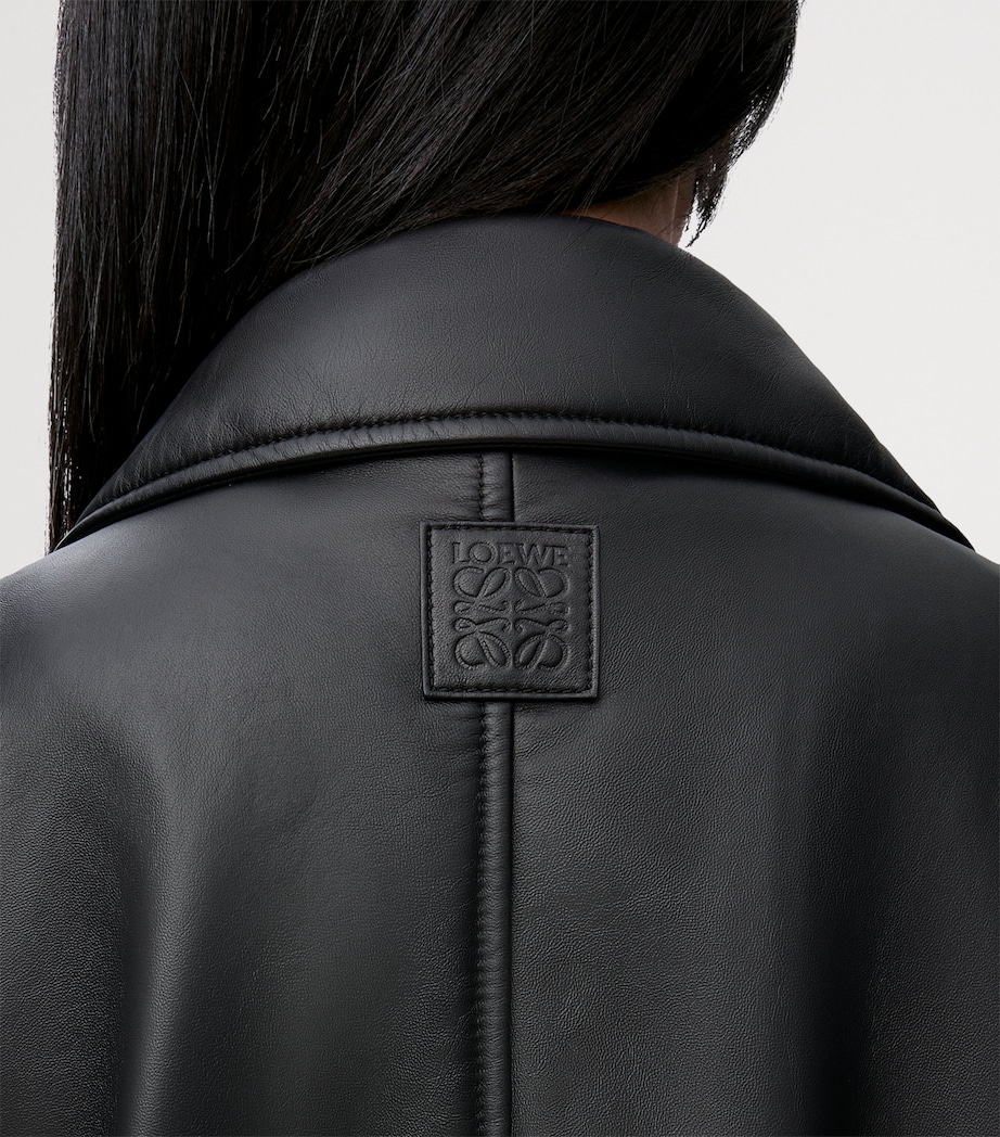 Nappa Lambskin Biker Jacket BLACK Image 5