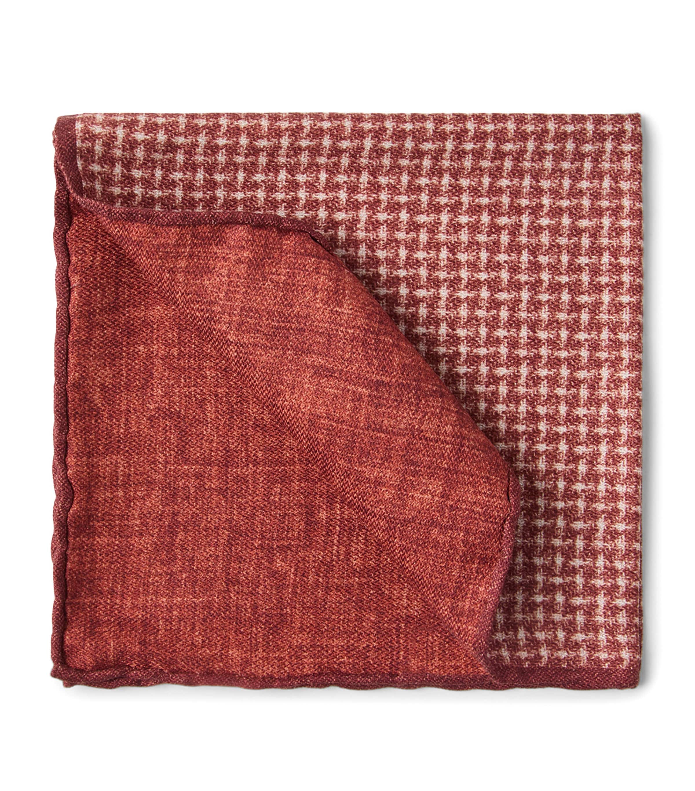 Brunello Cucinelli Silk Weave Pocket Square | Men Accessories | Pocket Squares | Designers | Brunello Cucinelli | Partywear | Mens | Accessories