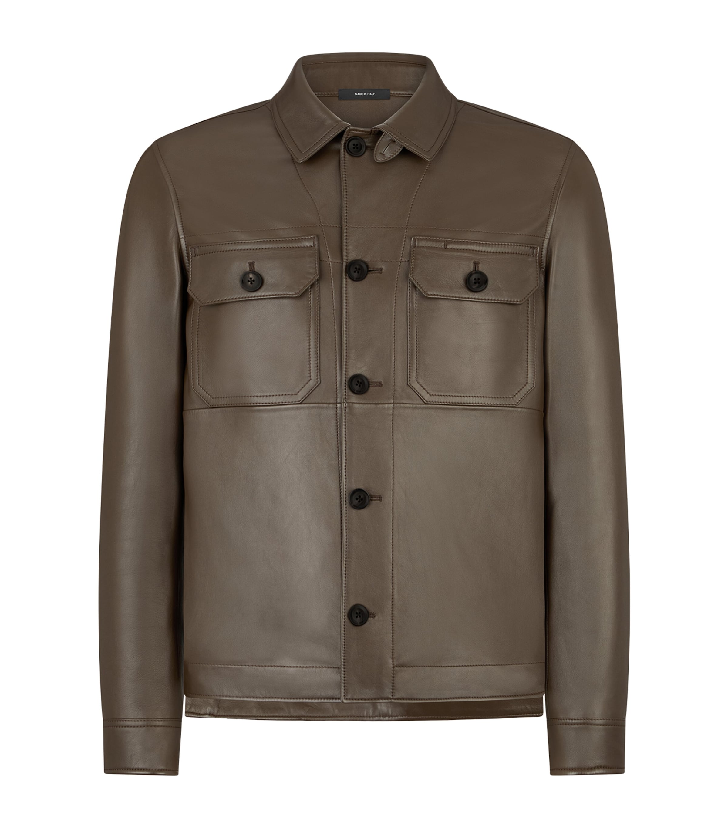 TOM FORD Lambskin Overshirt | Men Bestsellers | Clothing | Men Clothing | Coats & Jackets | Leather Jackets | Overshirts & Shackets | Designers | Tom Ford | Men Trending Now | Men Wardrobe Essentials