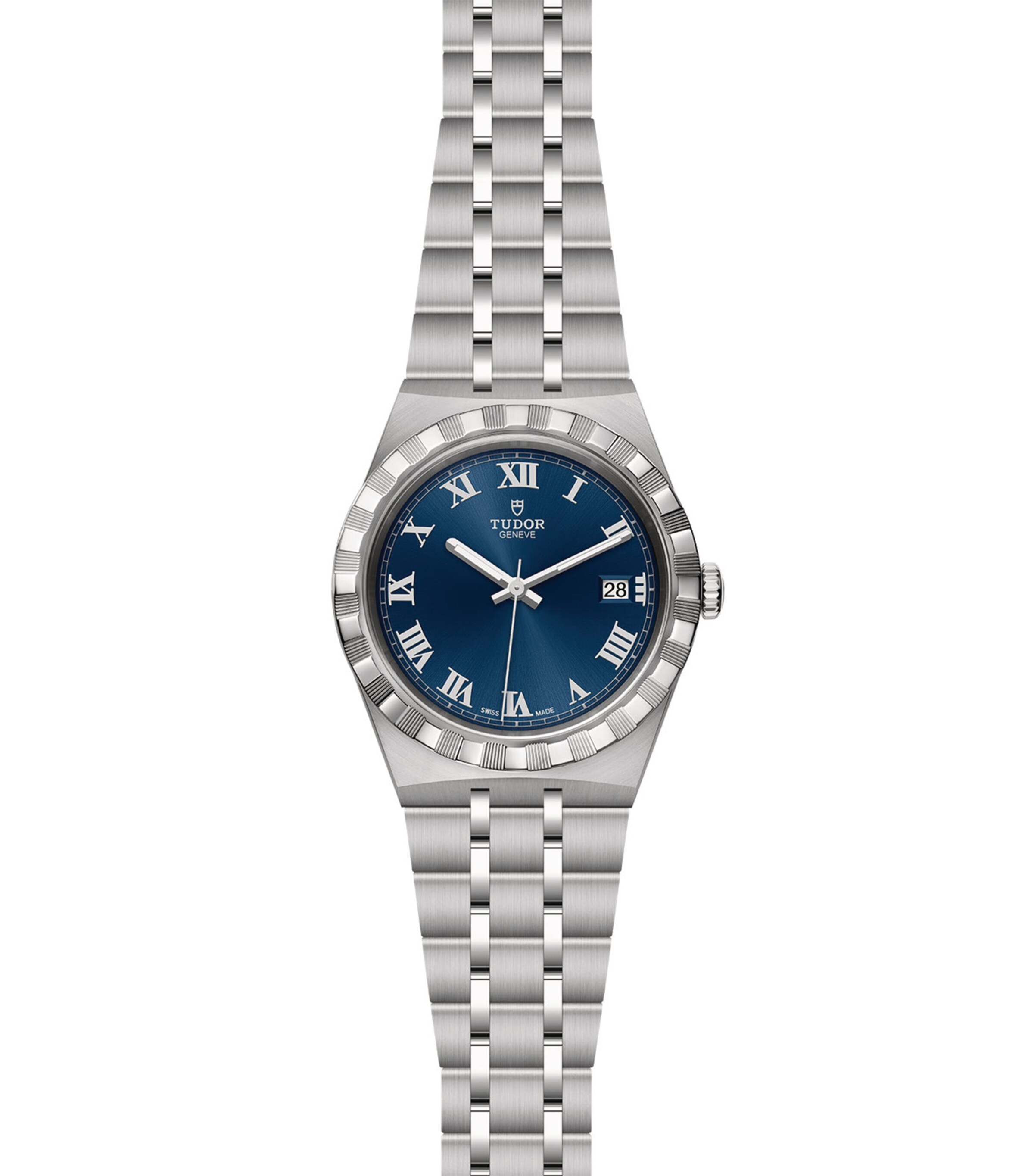 TUDOR Royal Stainless Steel Watch 38mm Blue Image 5