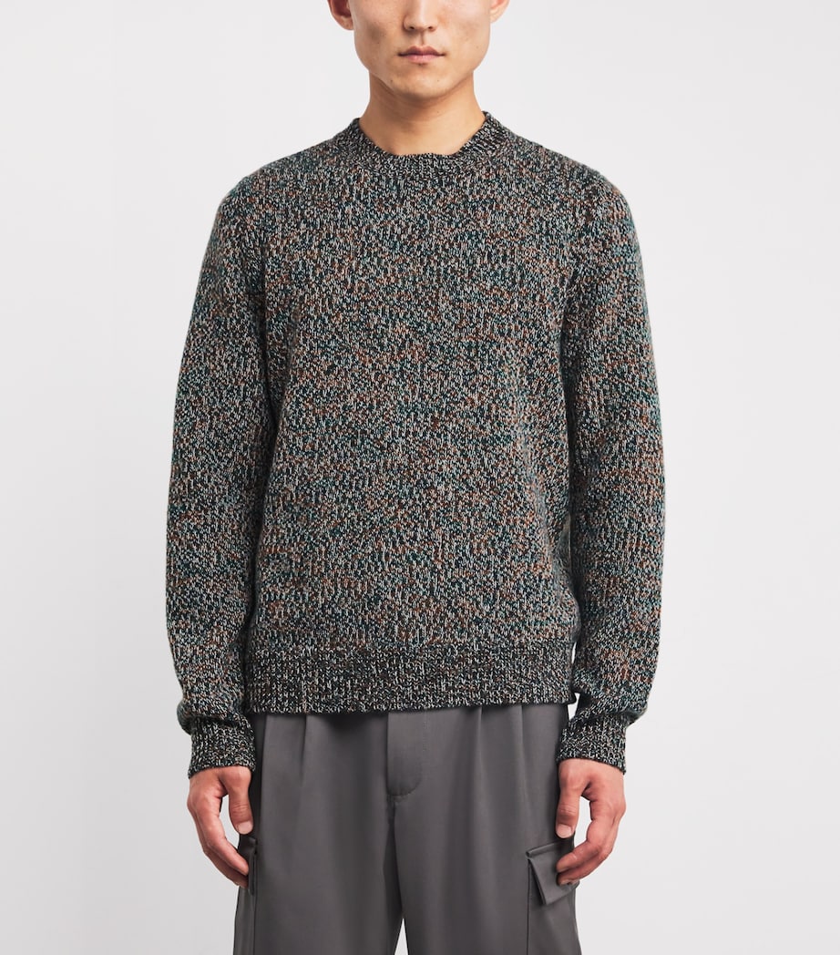 Wool Speckled-Knit Sweatshirt BOSCO 380 Image 3