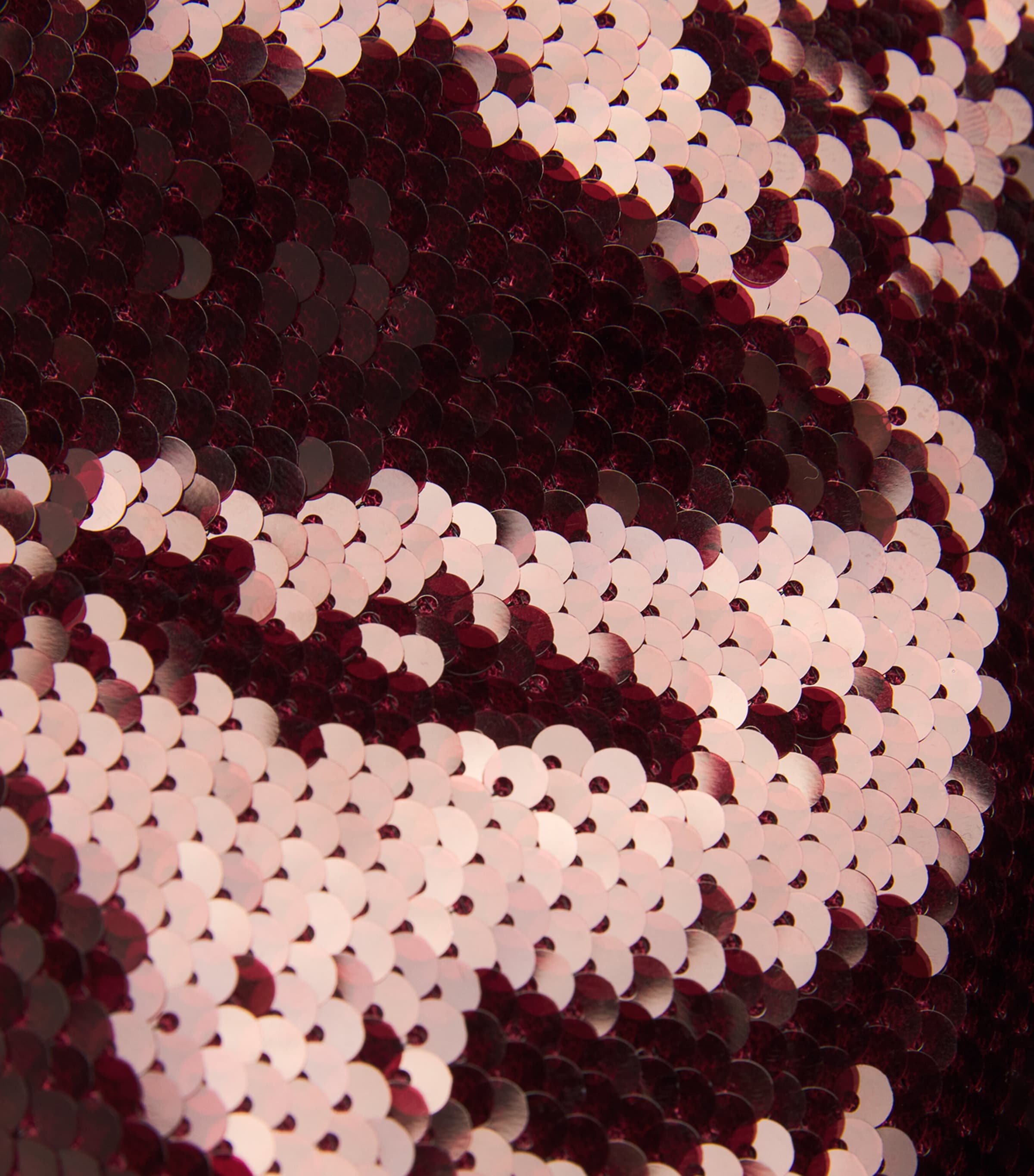 Sequinned Mini Dress BURGUNDY Image 5