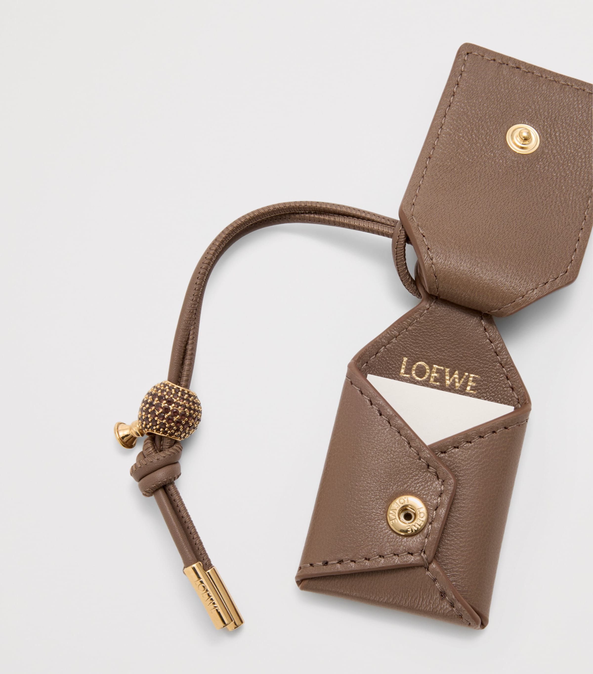 Mini Leather Puzzle Top-Handle Bag TAUPE Image 12