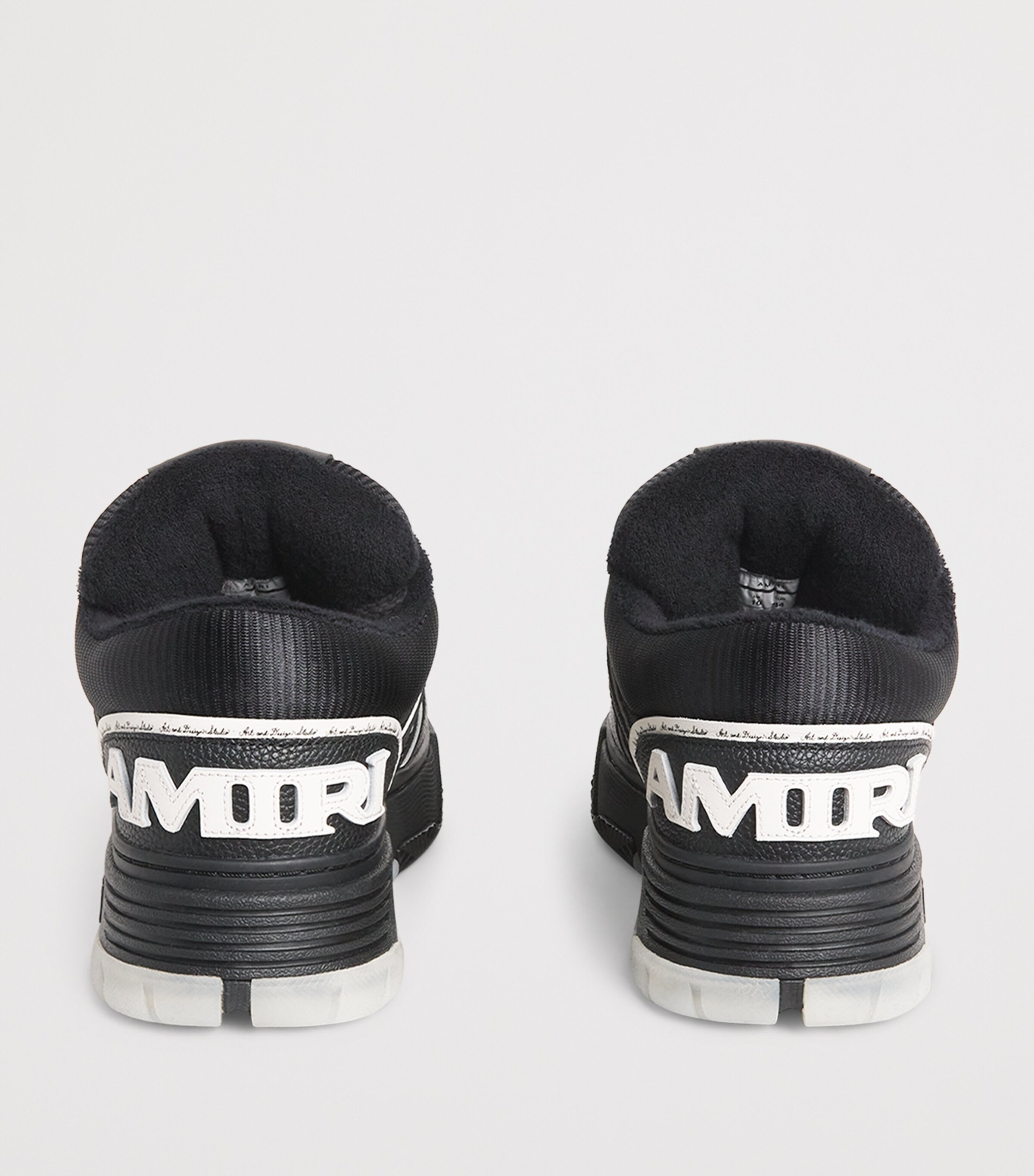 AMIRI Leather MA-1 Sneakers Black Image 4