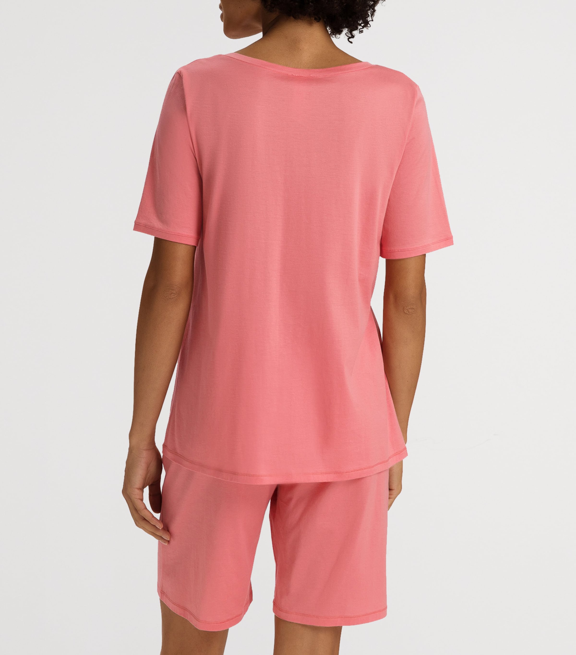 Cotton Deluxe Short-Sleeve Pyjama Set LANTANA Image 4