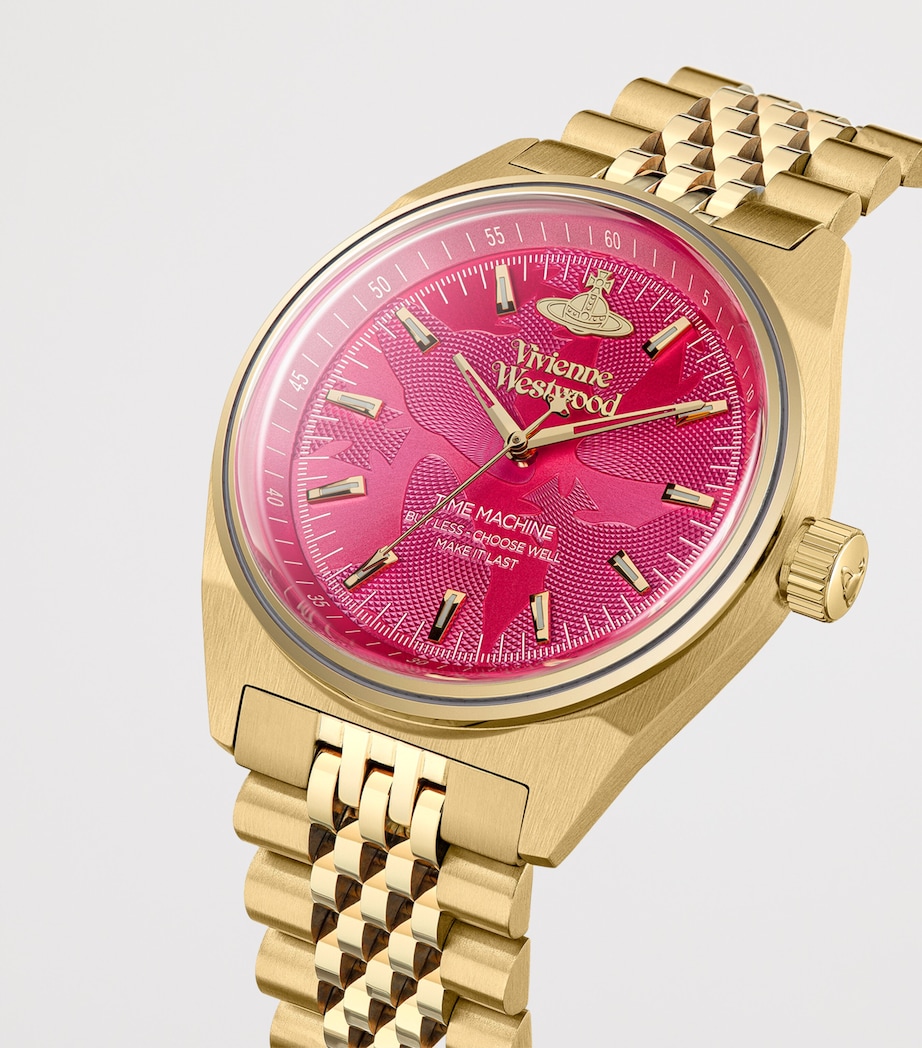Vivienne Westwood Stainless Steel Lady Sydenham Watch 39mm Pnk Gld Image 2