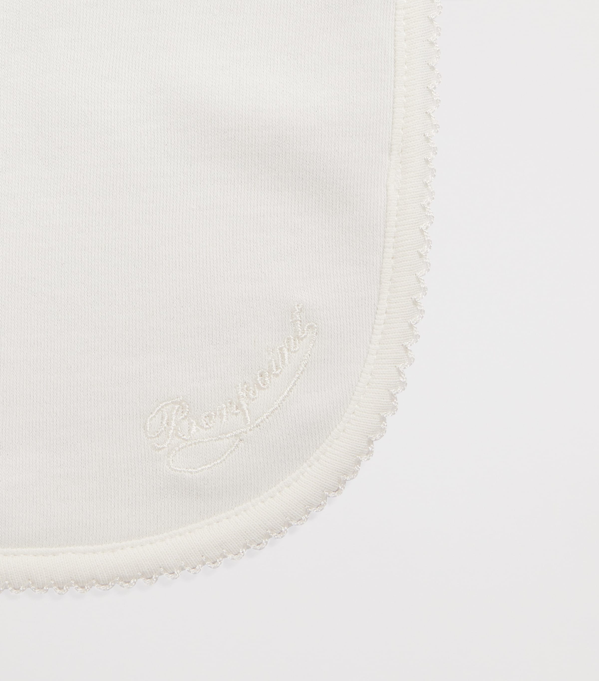 Bonpoint Stretch Cotton Avibis Bib Bleu Gris Image 2