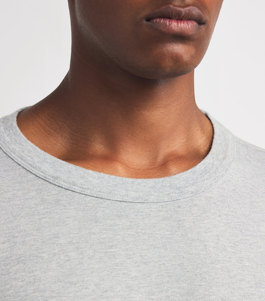 Cotton-Blend Lounge T-Shirt HEATHER GREY Image 6