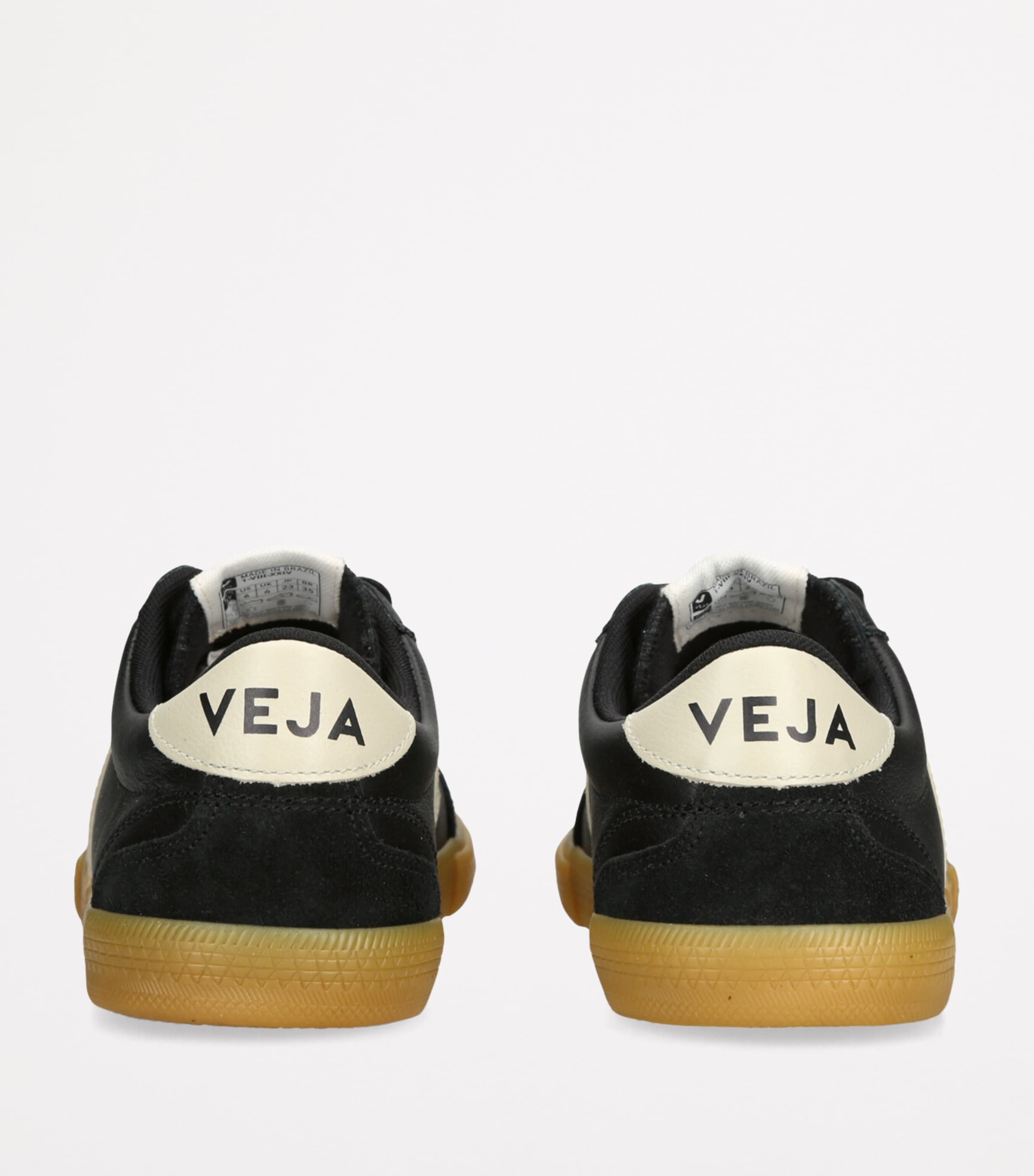 Leather Volley Sneakers BLACK/COMB Image 2