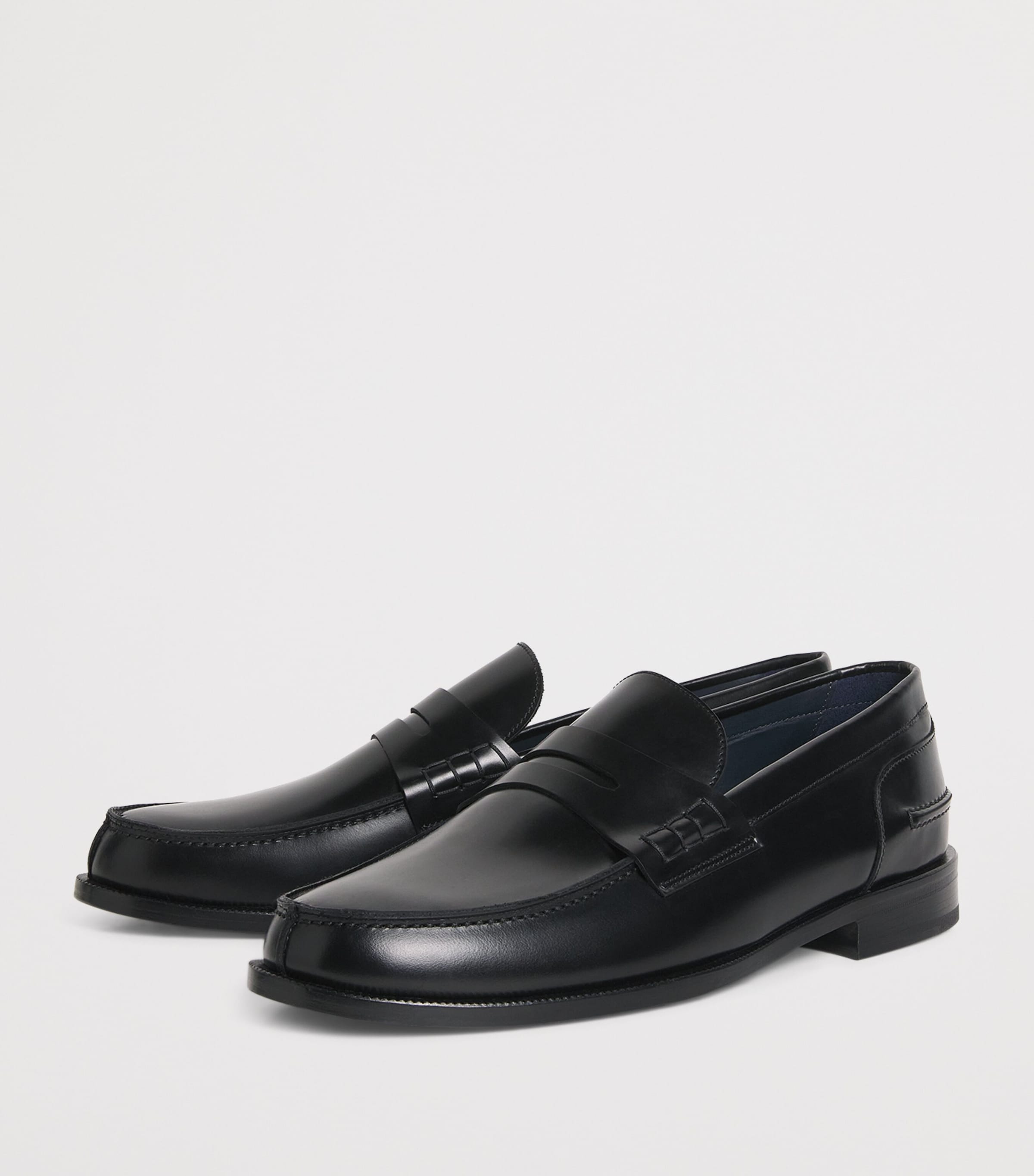 Leather Penny Loafers 1000 Image 3