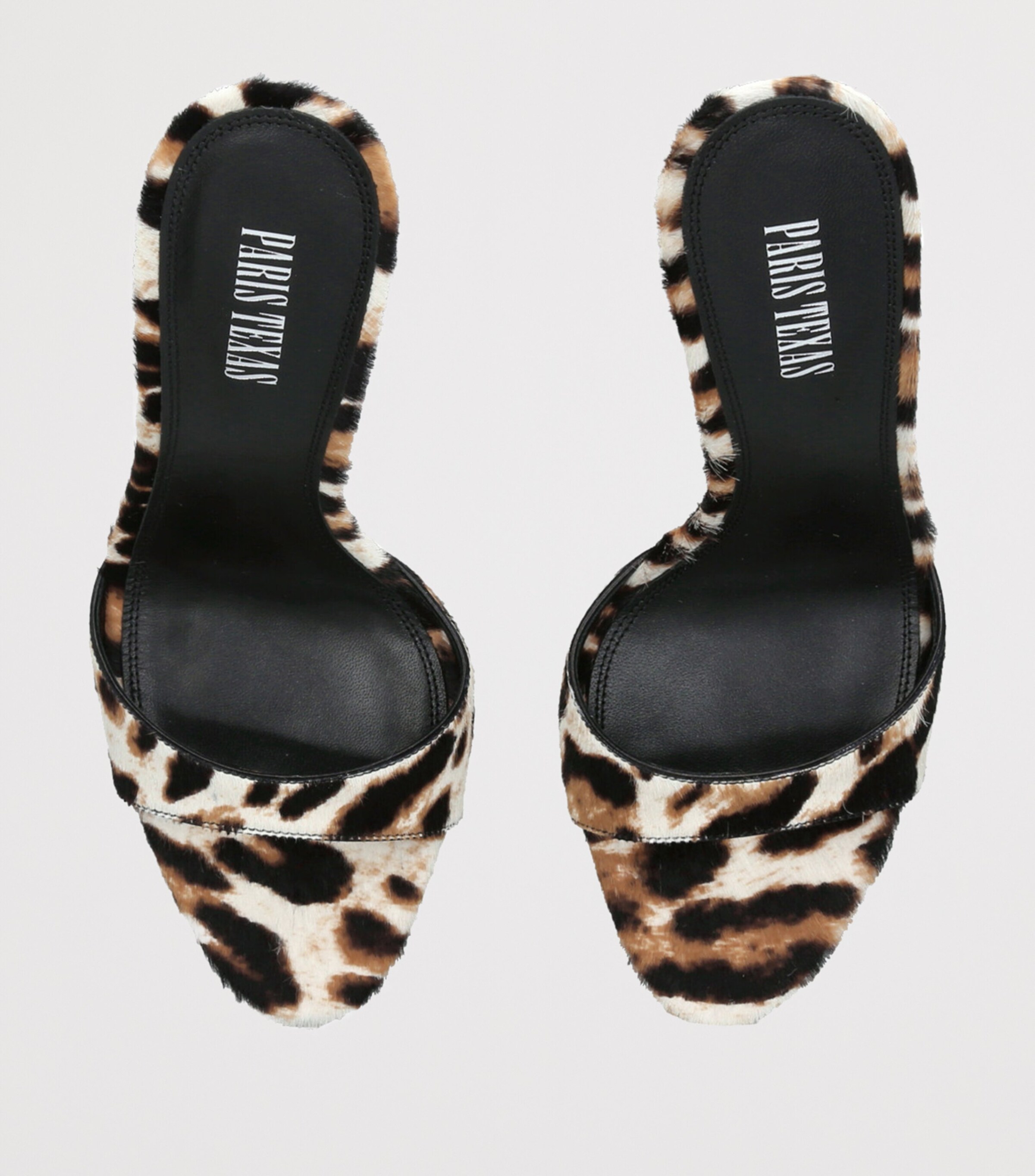 Paris Texas Pony Hair Lidia Mules 105 Dk.brn Com Image 4