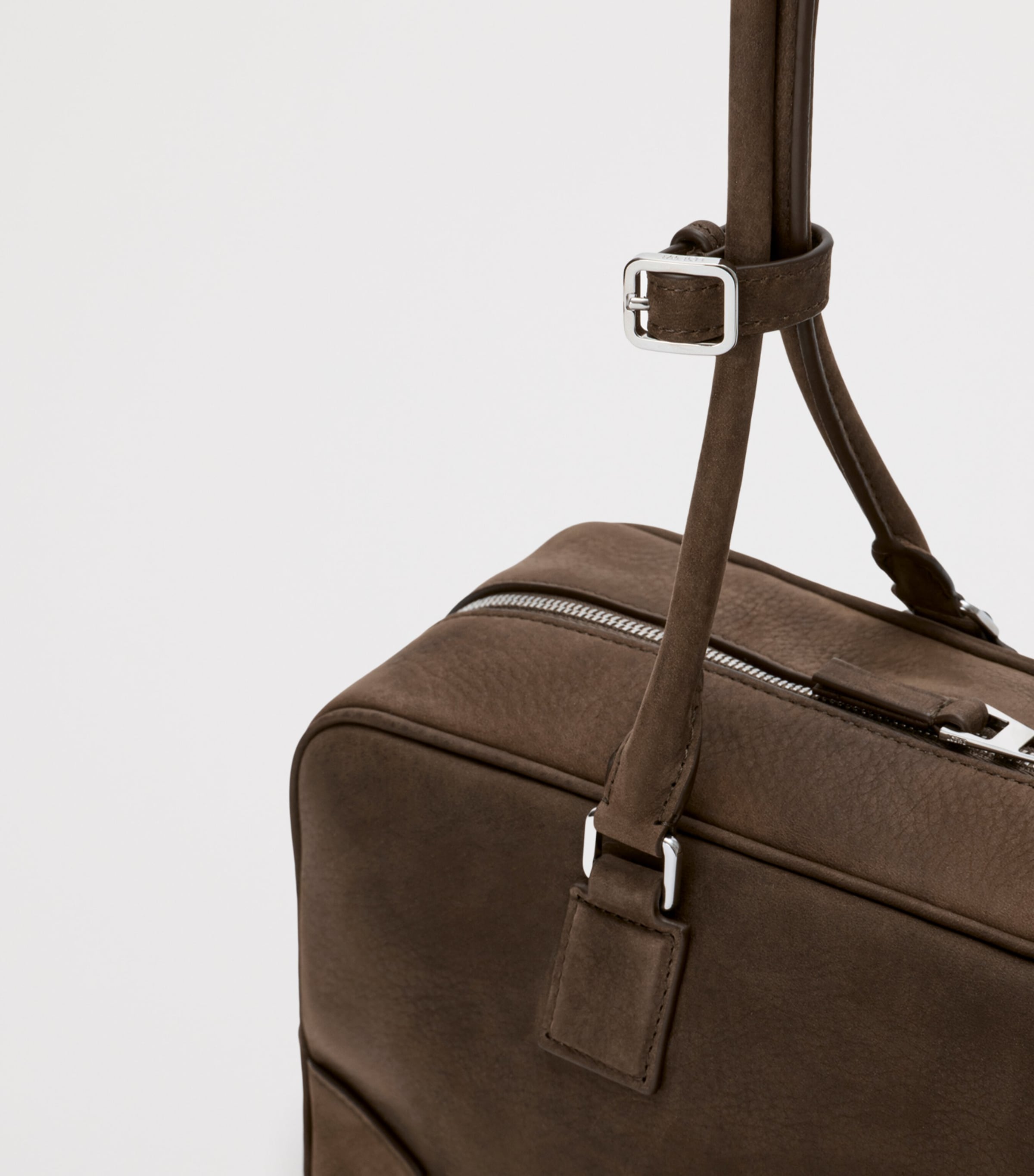 Suede Amazona 31 Top-Handle Bag TUNDRA Image 9