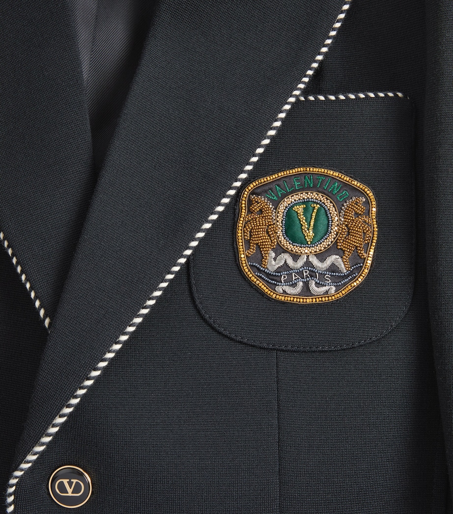 Virgin Wool Crest Blazer 0NO Image 7