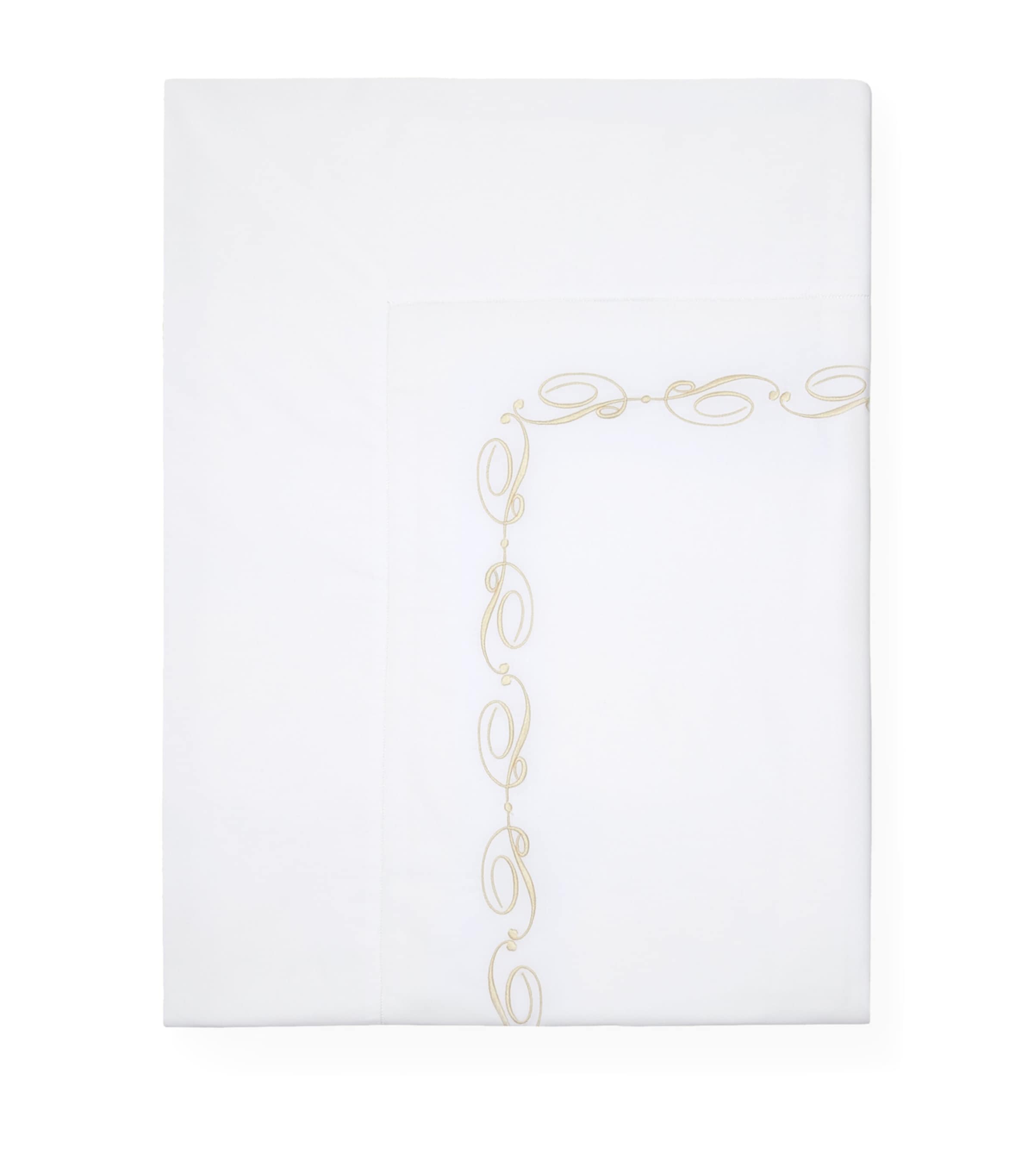 Pratesi Icona King Flat Sheet In White