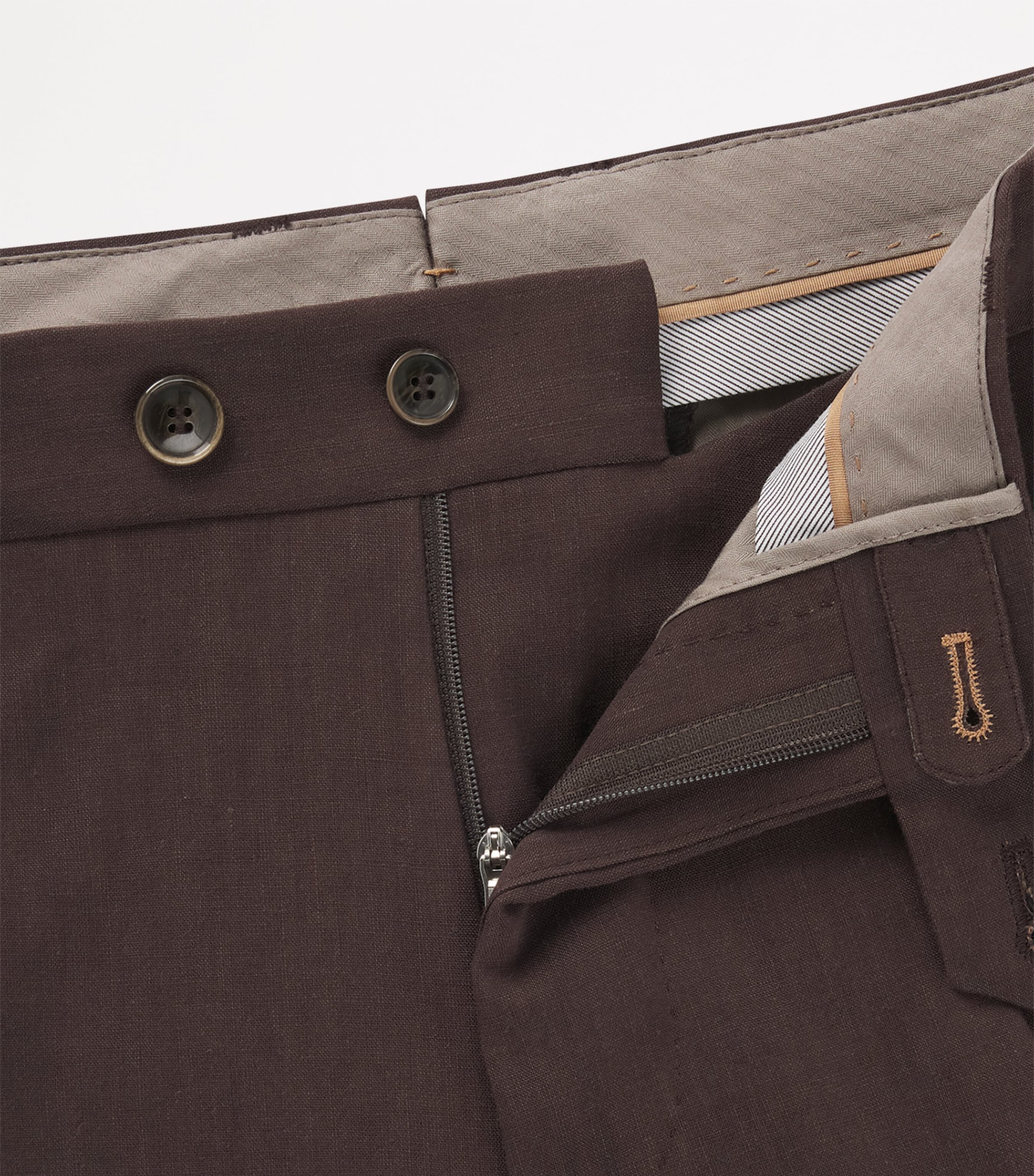 Linen-Wool Tailored Trousers 203 Image 5