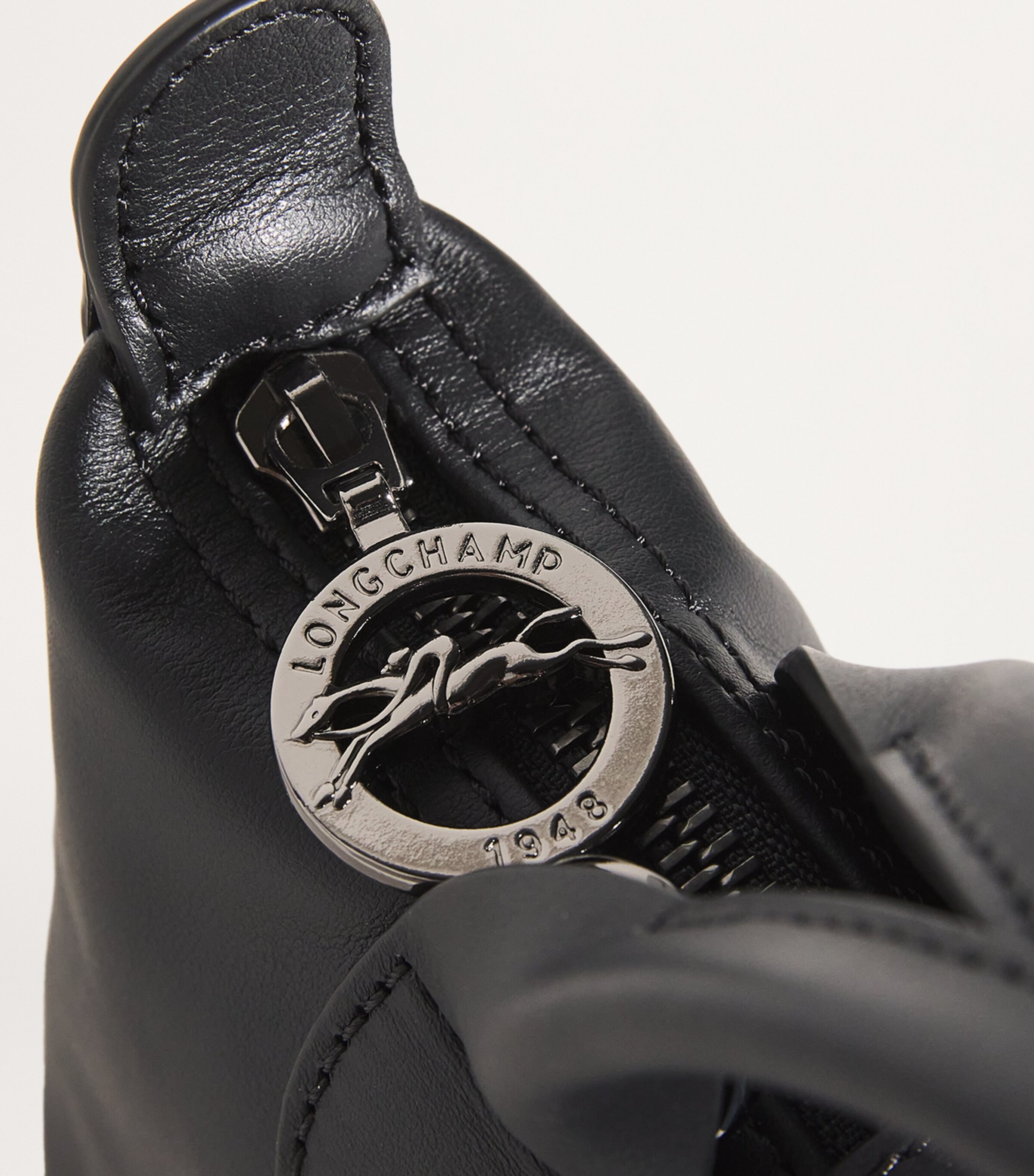 Extra-Small Leather Le Pliage Xtra Handbag 001 BLACK Image 7