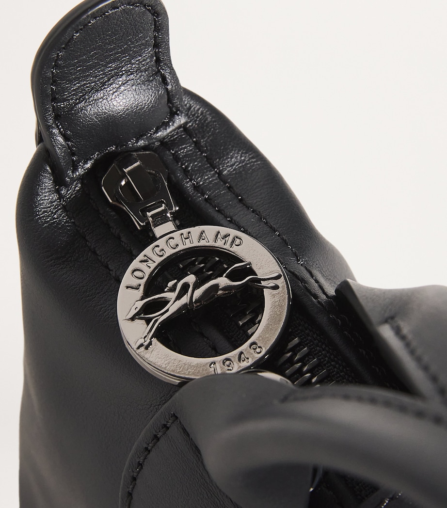 Extra-Small Leather Le Pliage Xtra Handbag 001 BLACK Image 7