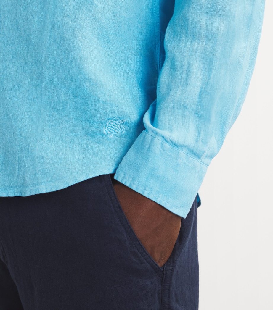 Linen Caroubis Shirt SANTORIN-600 Image 6