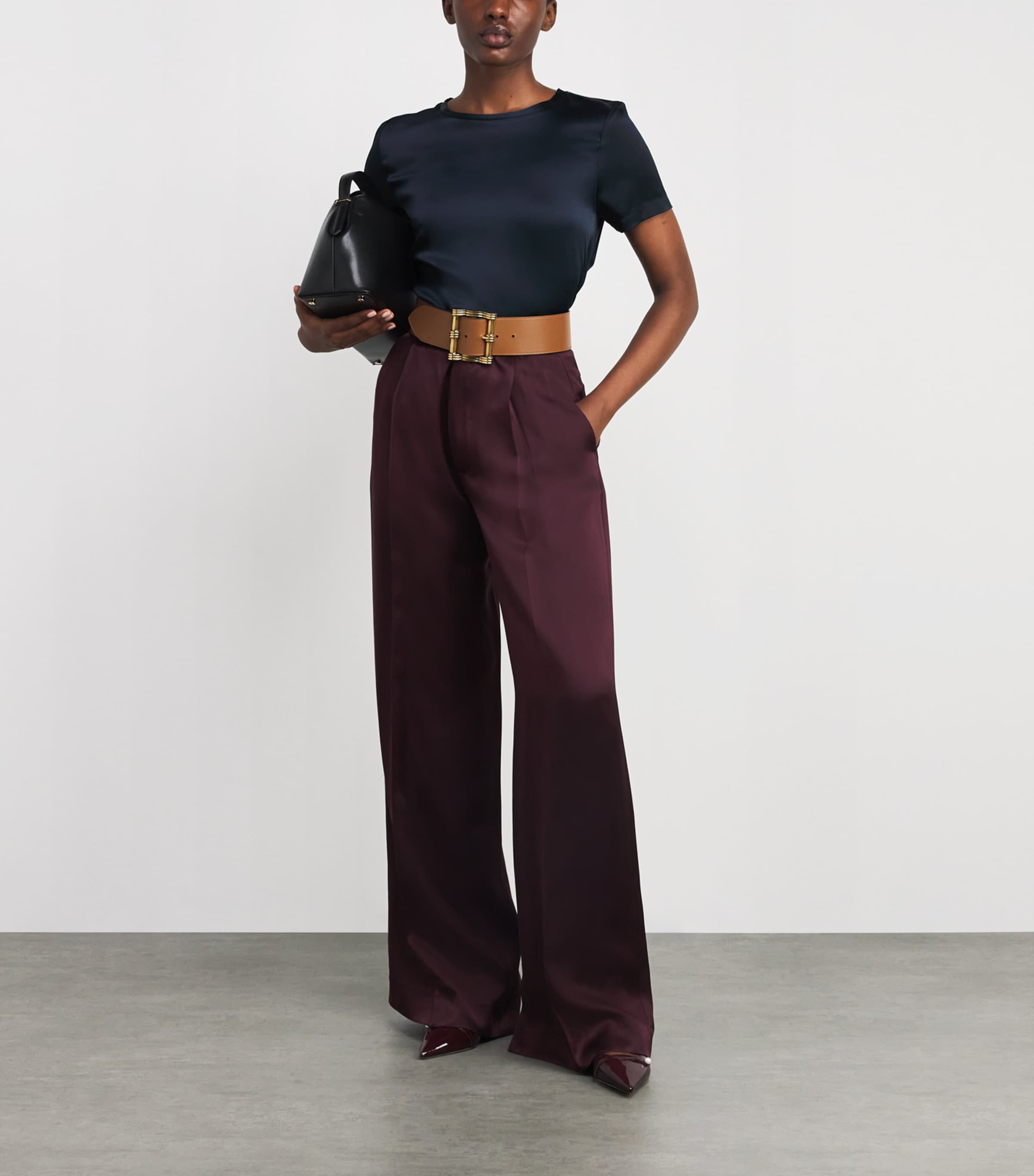 Satin T-Shirt MIDNIGHTBLUE Image 2