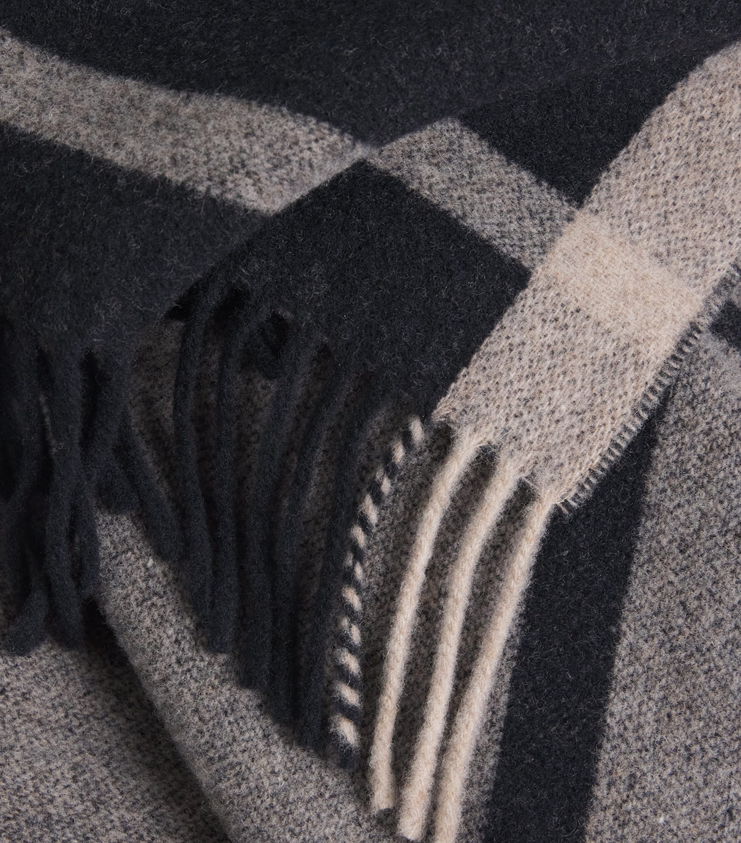 Max Mara Womens Wool Logo Poncho Ultramarine Image 6
