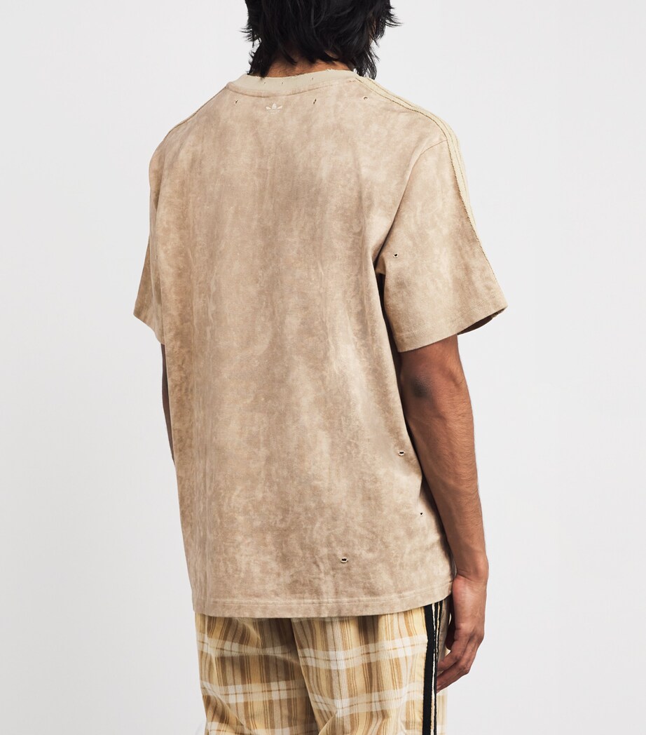 Originals x Song for the Mute Distressed T-Shirt GREY Image 4