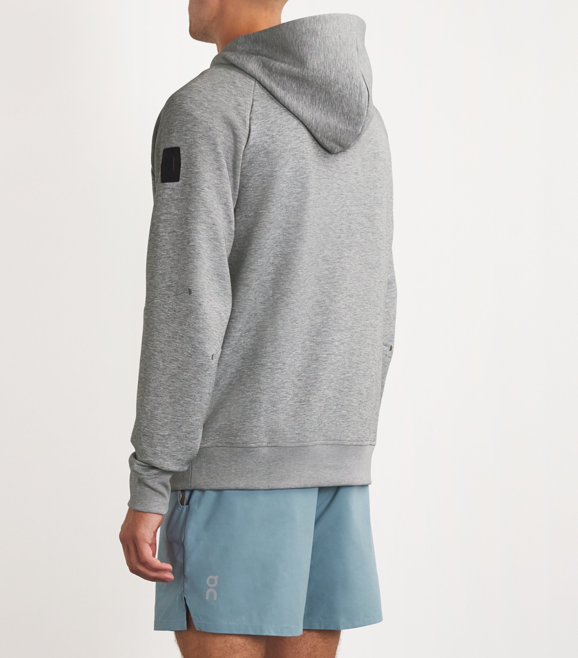 Zip-Up Hoodie GREY Image 4